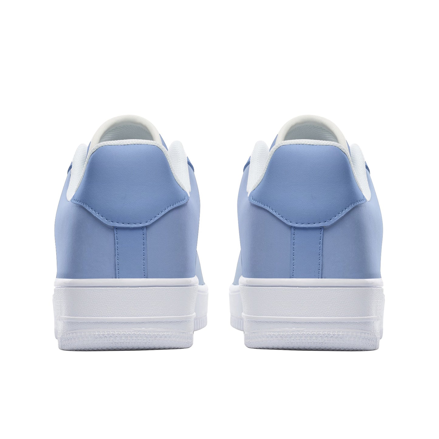 Embracing the tranquility of morning. SunWhys Unisex Low Top Leather Sneakers