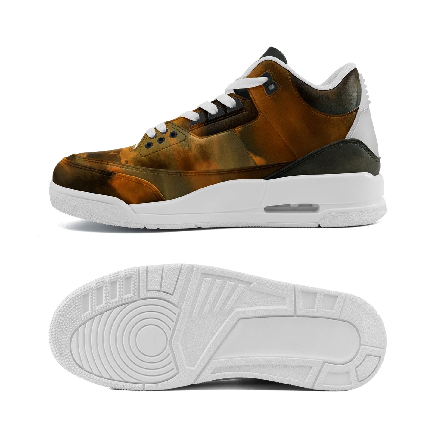 Waking up to pure tranquility. SunWhys Unisex Non Slip Sneakers Lace Up Fashion Shoes