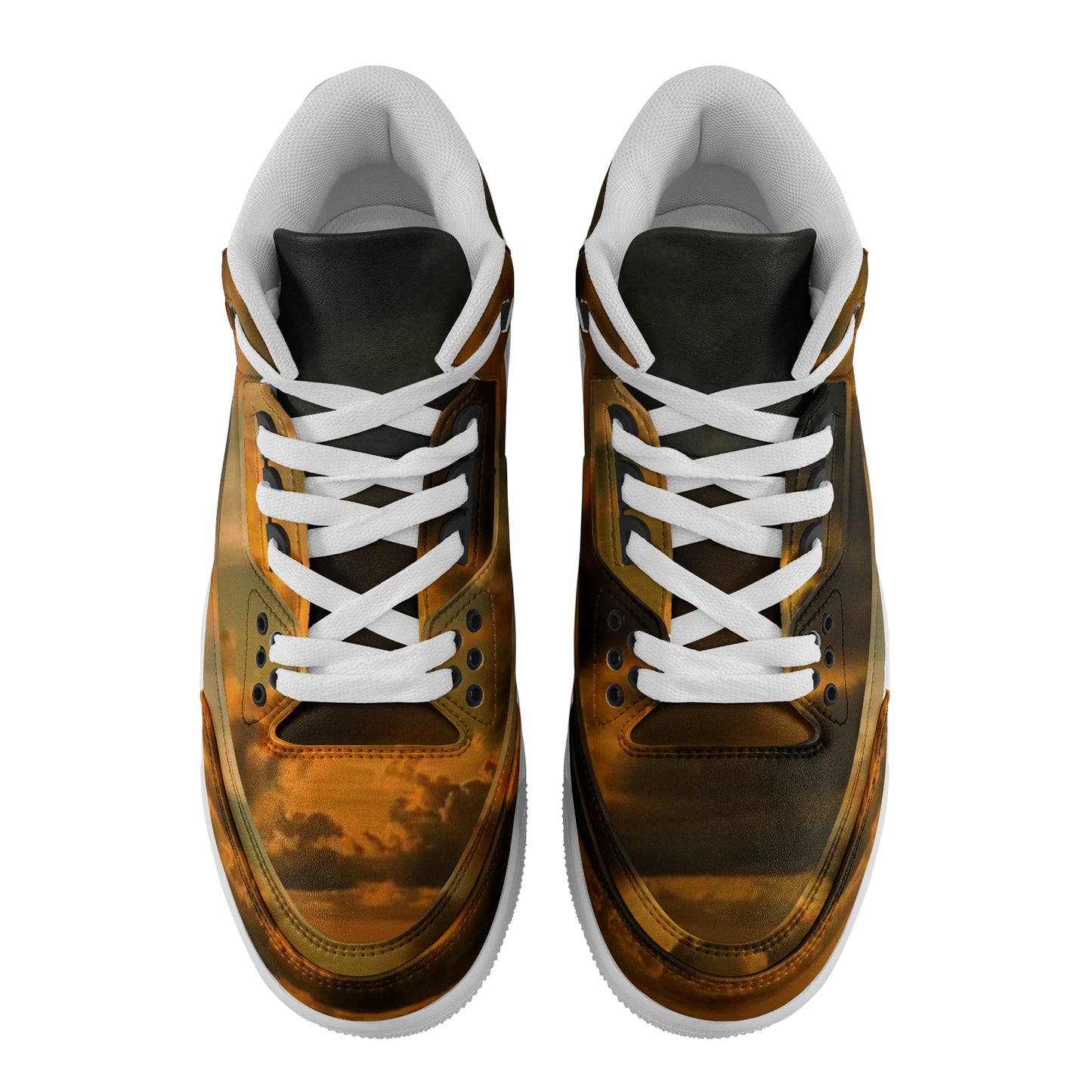 Waking up to pure tranquility. SunWhys Unisex Non Slip Sneakers Lace Up Fashion Shoes