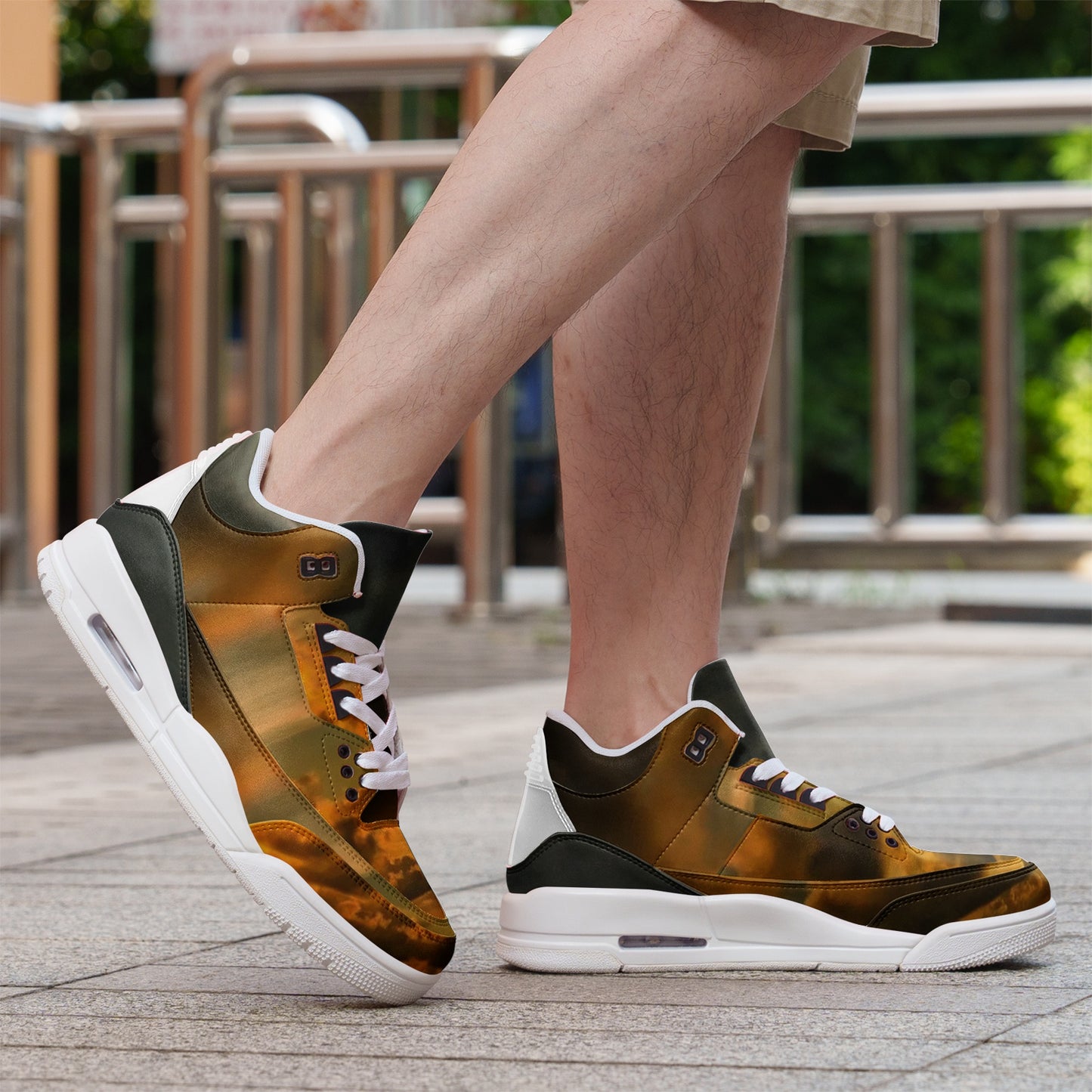 Waking up to pure tranquility. SunWhys Unisex Non Slip Sneakers Lace Up Fashion Shoes