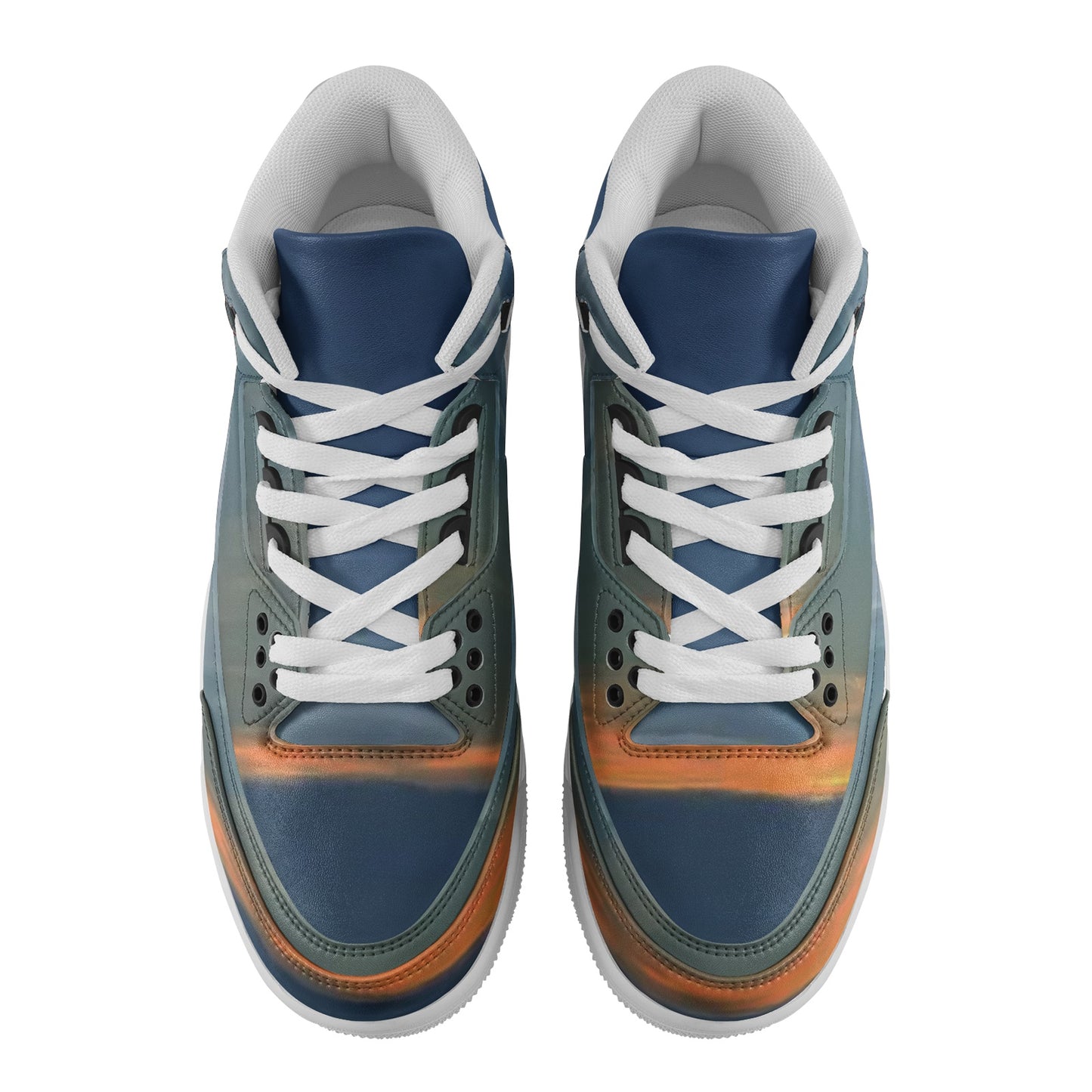 Rejuvenating morning light soothes. SunWhys Unisex Non Slip Sneakers Lace Up Fashion Shoes