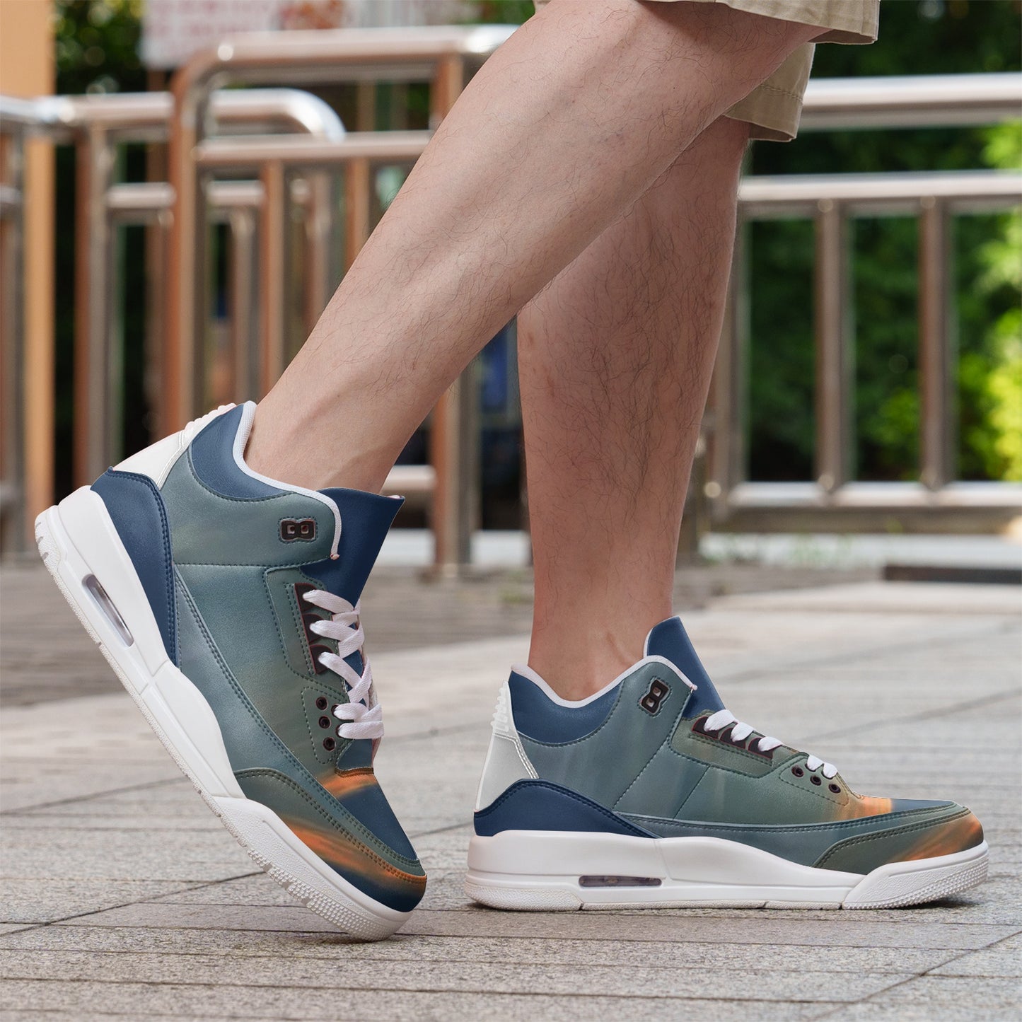 Rejuvenating morning light soothes. SunWhys Unisex Non Slip Sneakers Lace Up Fashion Shoes