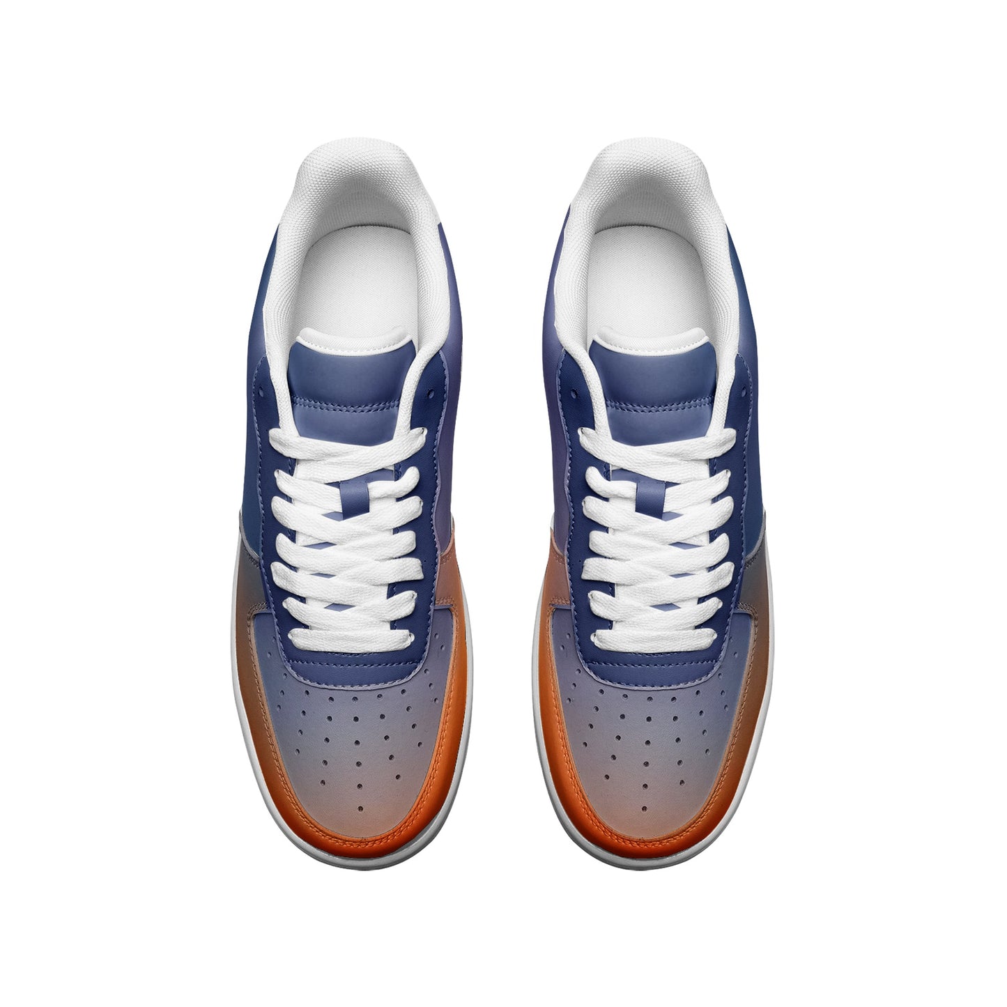 Morning peace envelops my being. SunWhys Unisex Low Top Leather Sneakers
