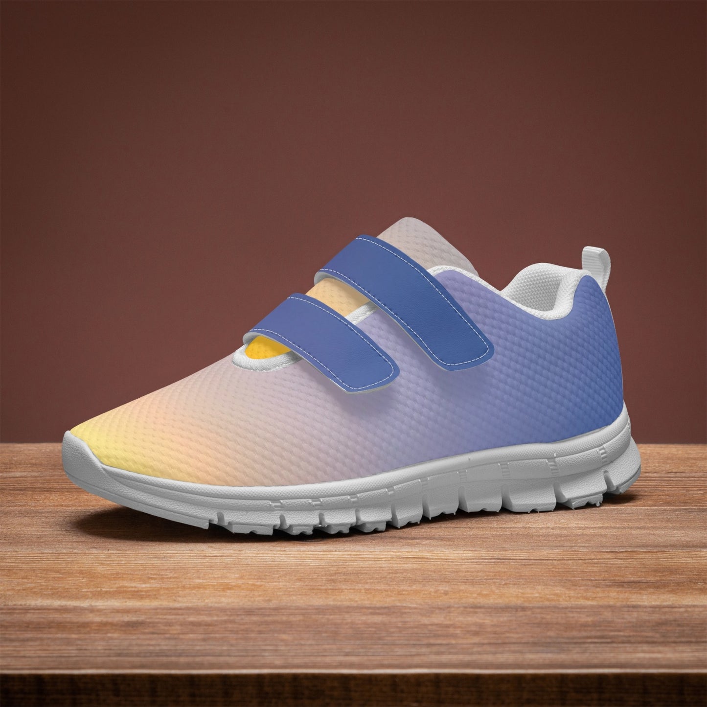 The morning light brings calm. SunWhys Kids Lightweight Velcro Sneaker