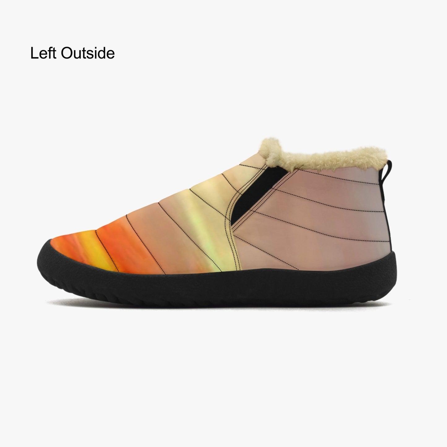 The sun's glow radiates peace. SunWhys Casual Cotton-pad Fur Shoes