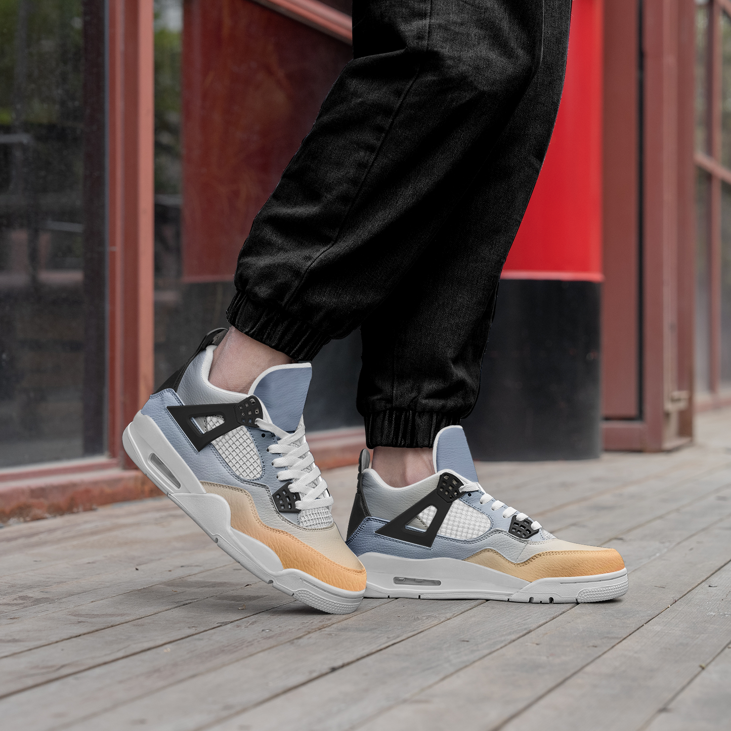 Tranquil moments in the morning. SunWhys Unisex Non Slip Lace Up Breathable Fashion Sneakers
