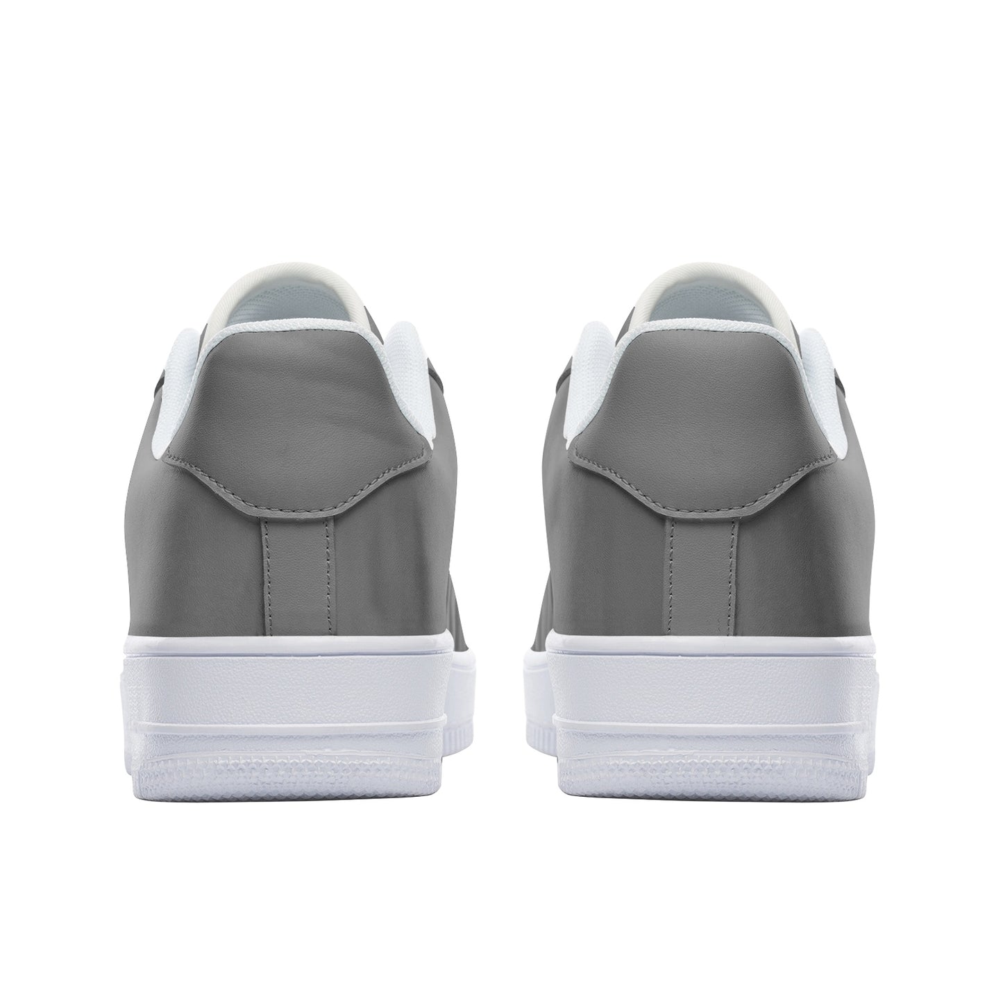 Serene landscapes are painted by the morning sunrise. SunWhys Unisex Low Top Leather Sneakers