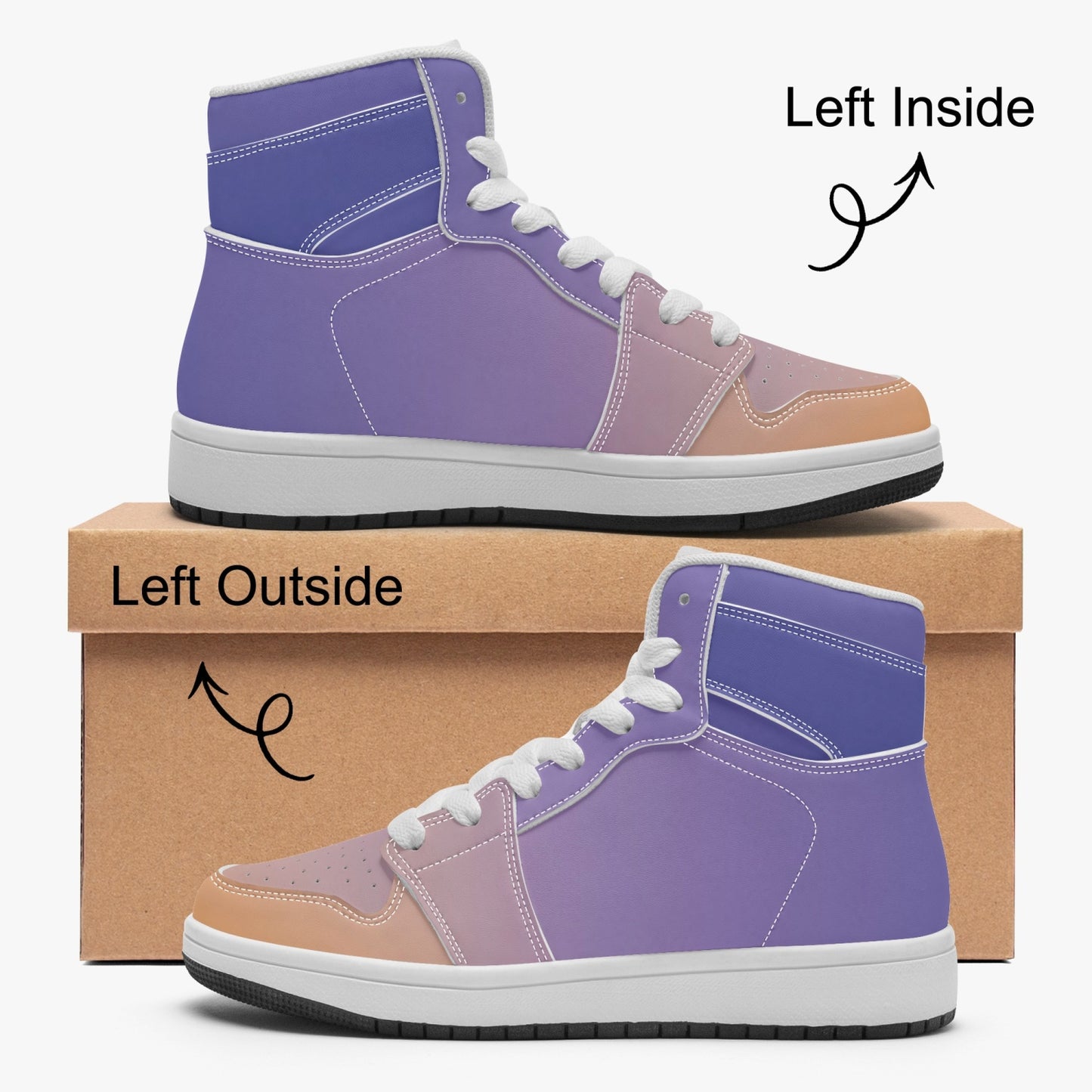 Waking up to peaceful harmony. SunWhys AJ Child High-top Shoes