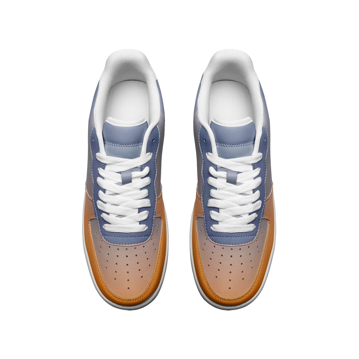 Peaceful vibes fill the morning. SunWhys Unisex Low Top Leather Sneakers