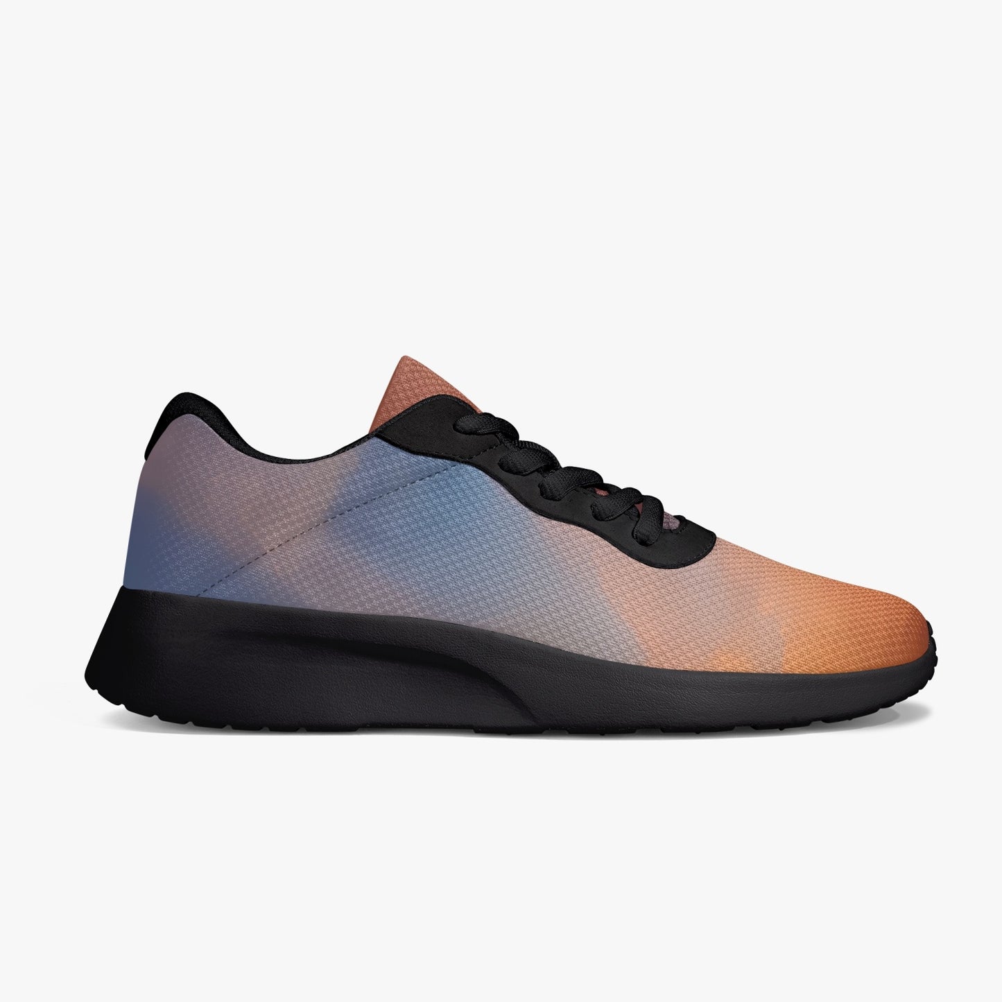 Heart filled with morning tranquility. SunWhys Lifestyle Mesh Running Shoes - Black