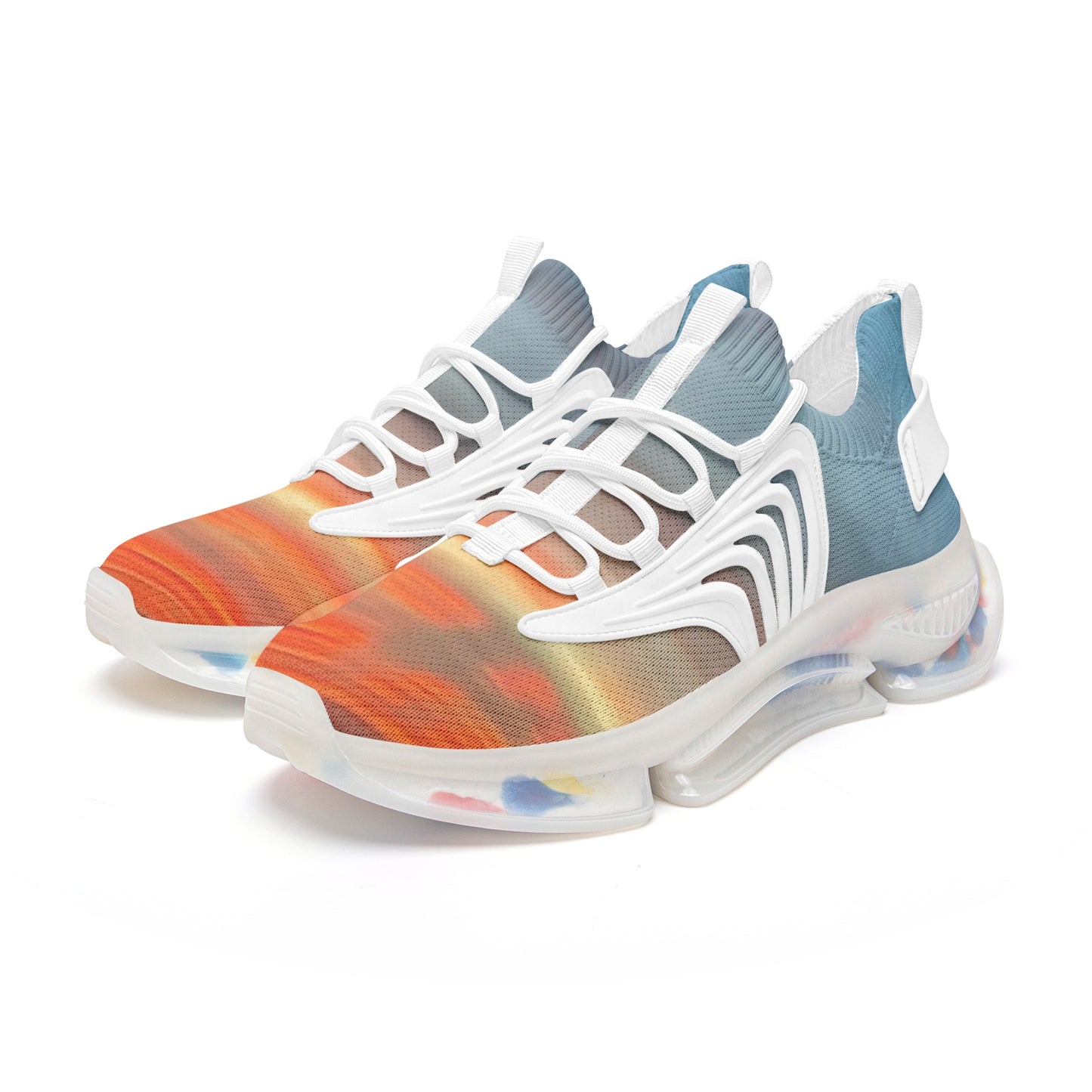 I feel joyful in the morning. SunWhys Unisex Low Top Mesh Sneakers