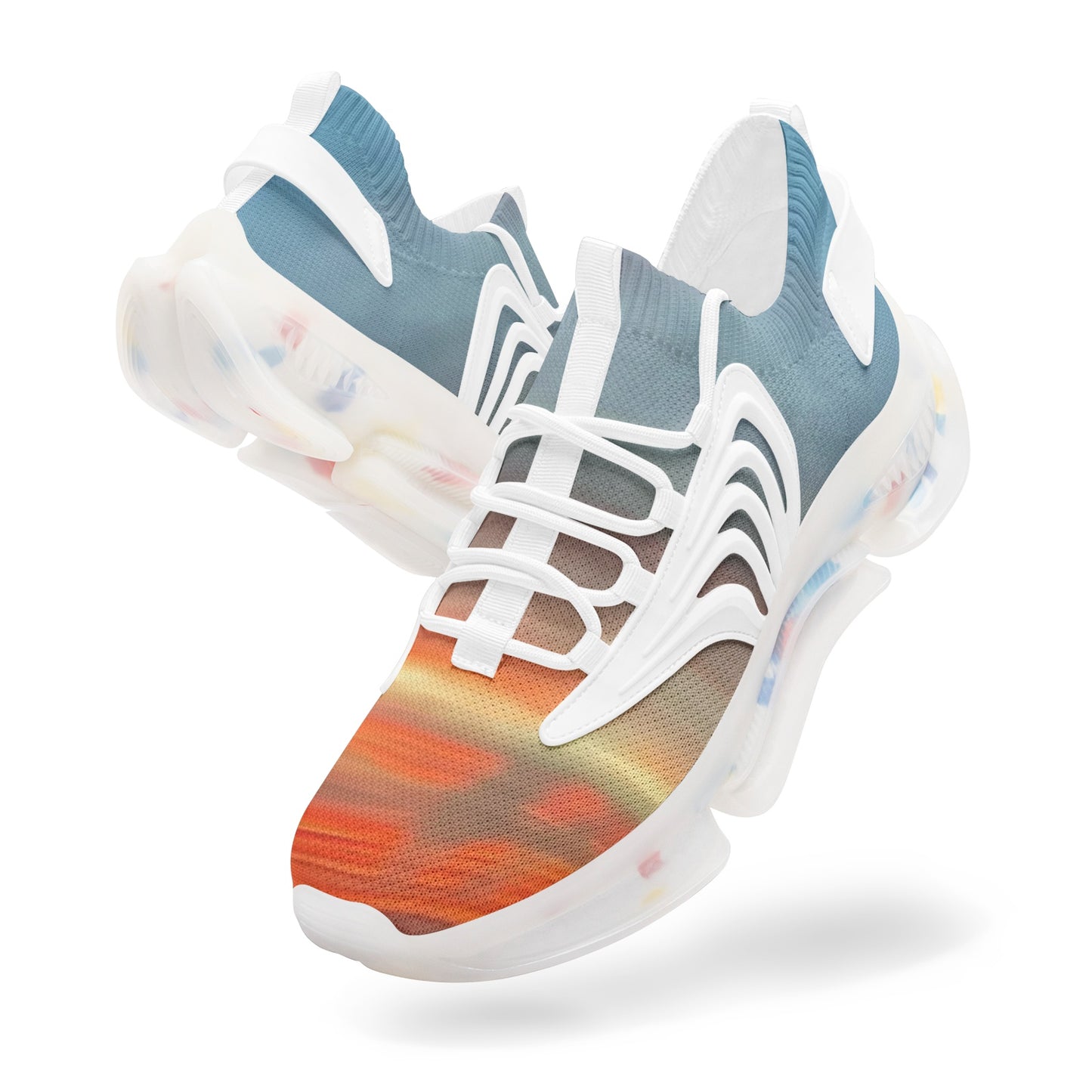 I feel joyful in the morning. SunWhys Unisex Low Top Mesh Sneakers