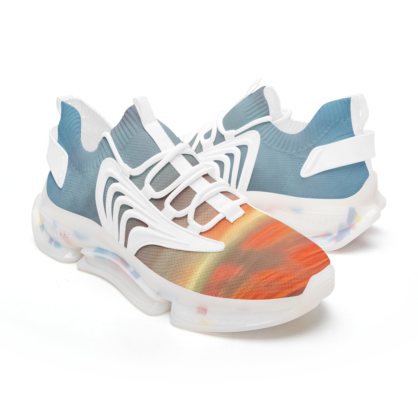 I feel joyful in the morning. SunWhys Unisex Low Top Mesh Sneakers