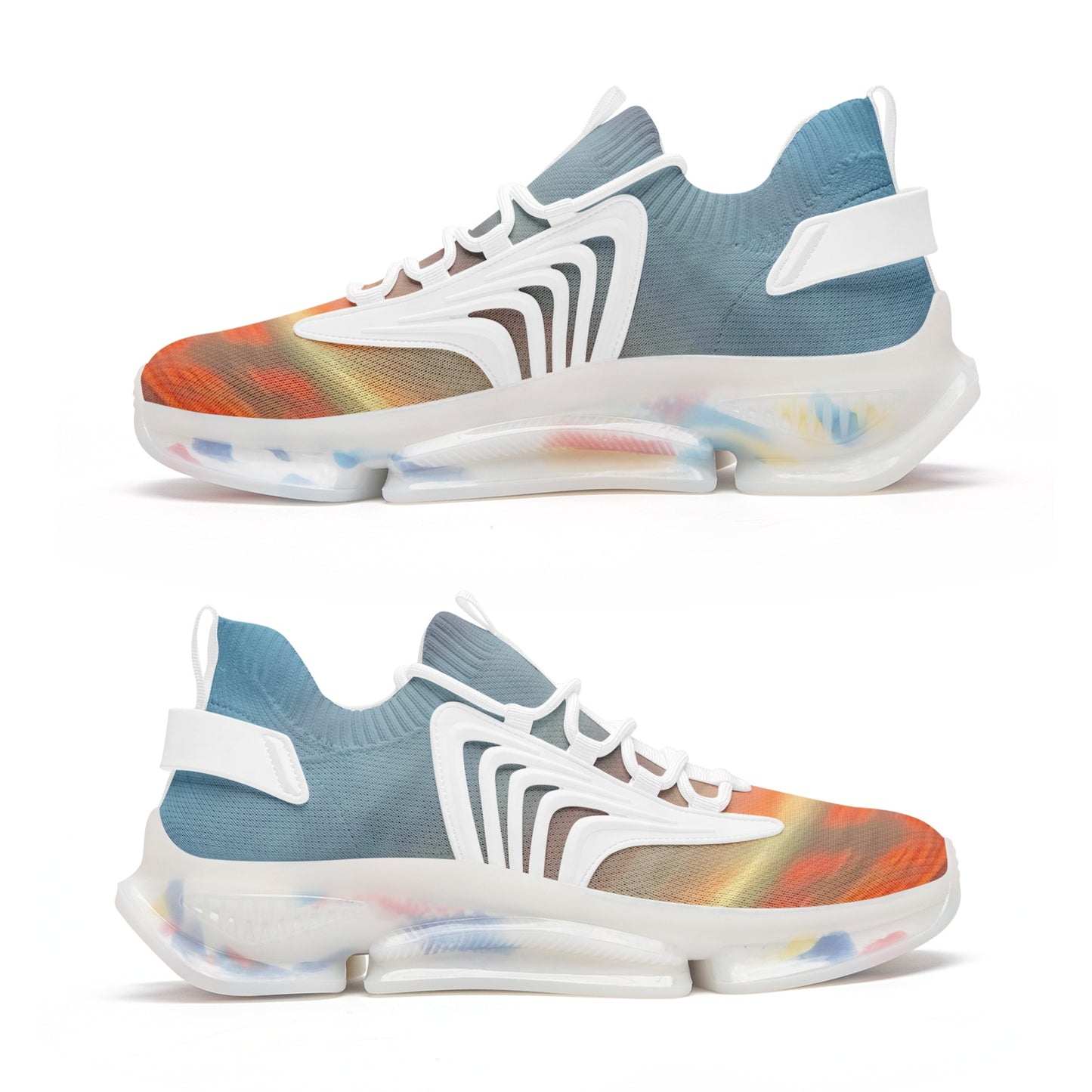 I feel joyful in the morning. SunWhys Unisex Low Top Mesh Sneakers
