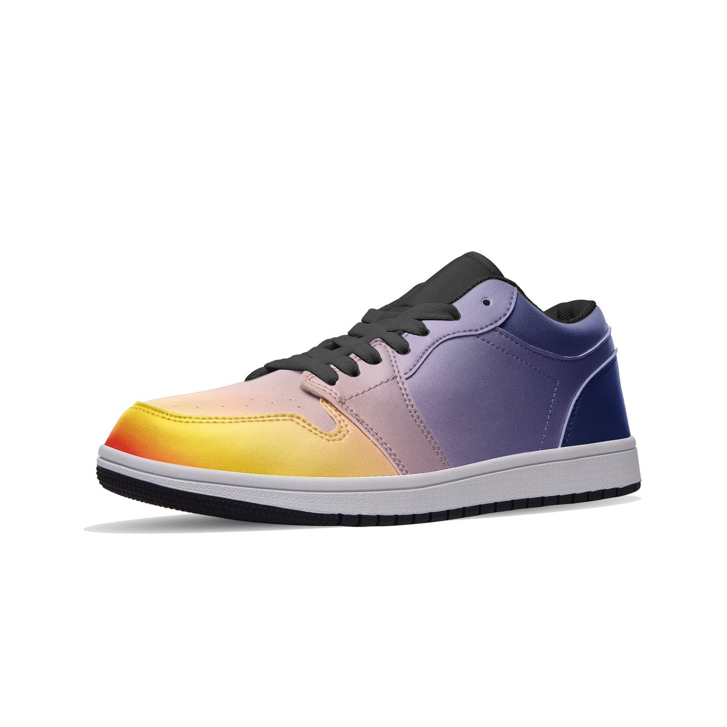 Morning serenity fills my heart. SunWhys Unisex Low Top Leather Sneakers