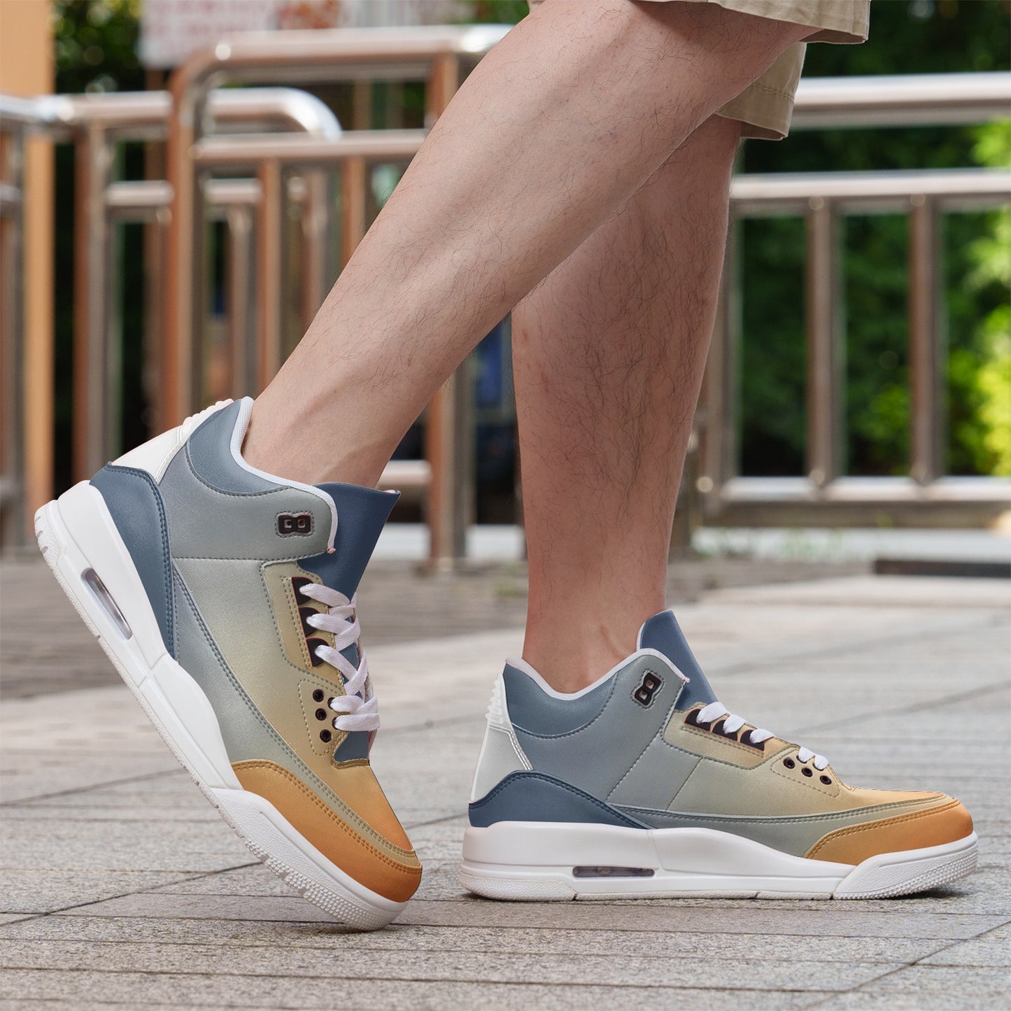 Dawn's arrival brings gentle peace. SunWhys Unisex Non Slip Sneakers Lace Up Fashion Shoes