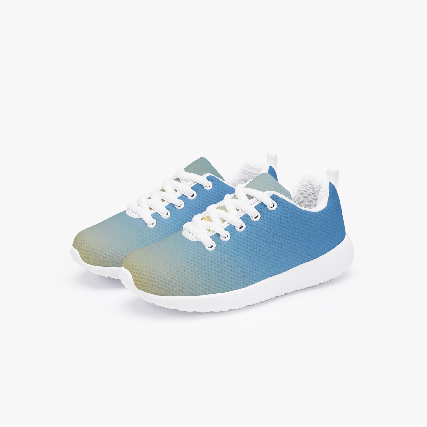 Embracing the morning's tranquility. SunWhys Lifestyle Mesh Kid’s Running Shoes