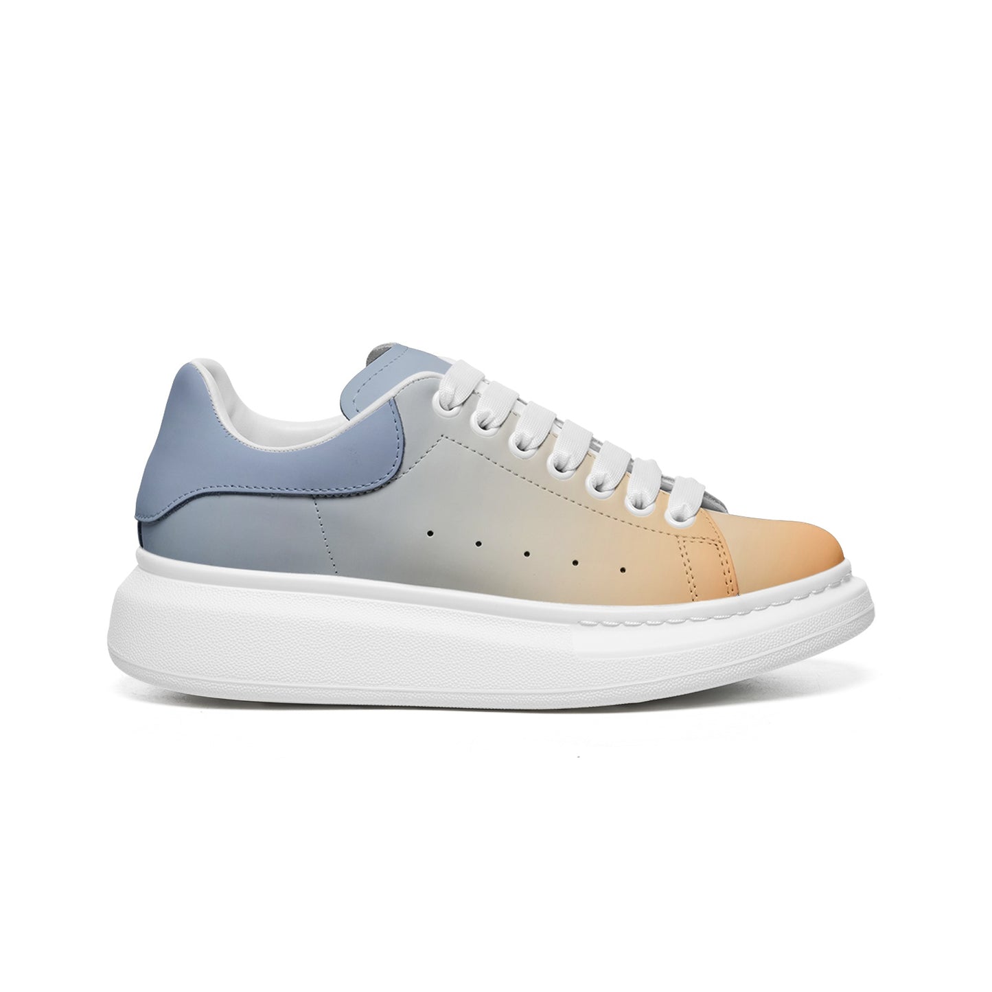 Tranquil moments in the morning. SunWhys Unisex Non Slip Lace Up Faux Leather Sneakers
