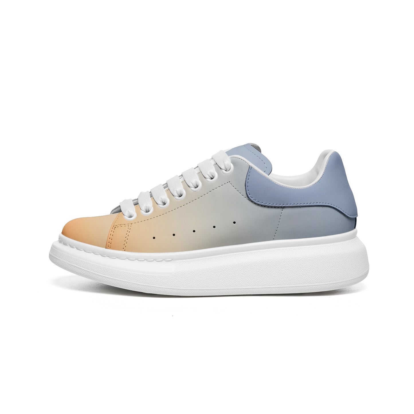 Tranquil moments in the morning. SunWhys Unisex Non Slip Lace Up Faux Leather Sneakers