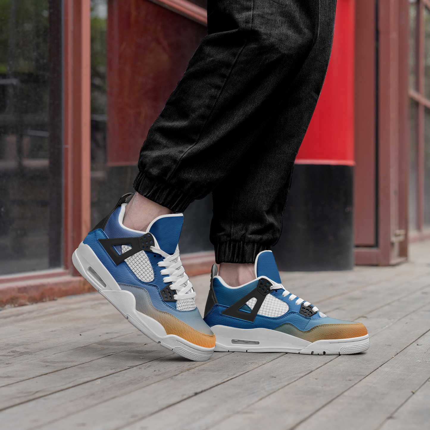 Morning stillness brings inner peace. SunWhys Unisex Non Slip Lace Up Breathable Fashion Sneakers