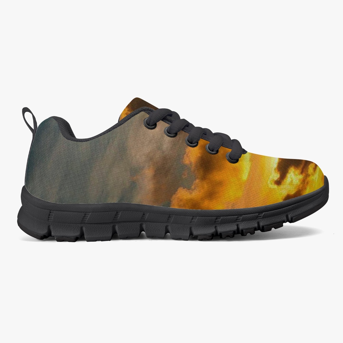 Serenity greets me at sunrise. SunWhys Kids' Lightweight Mesh Sneakers - Black