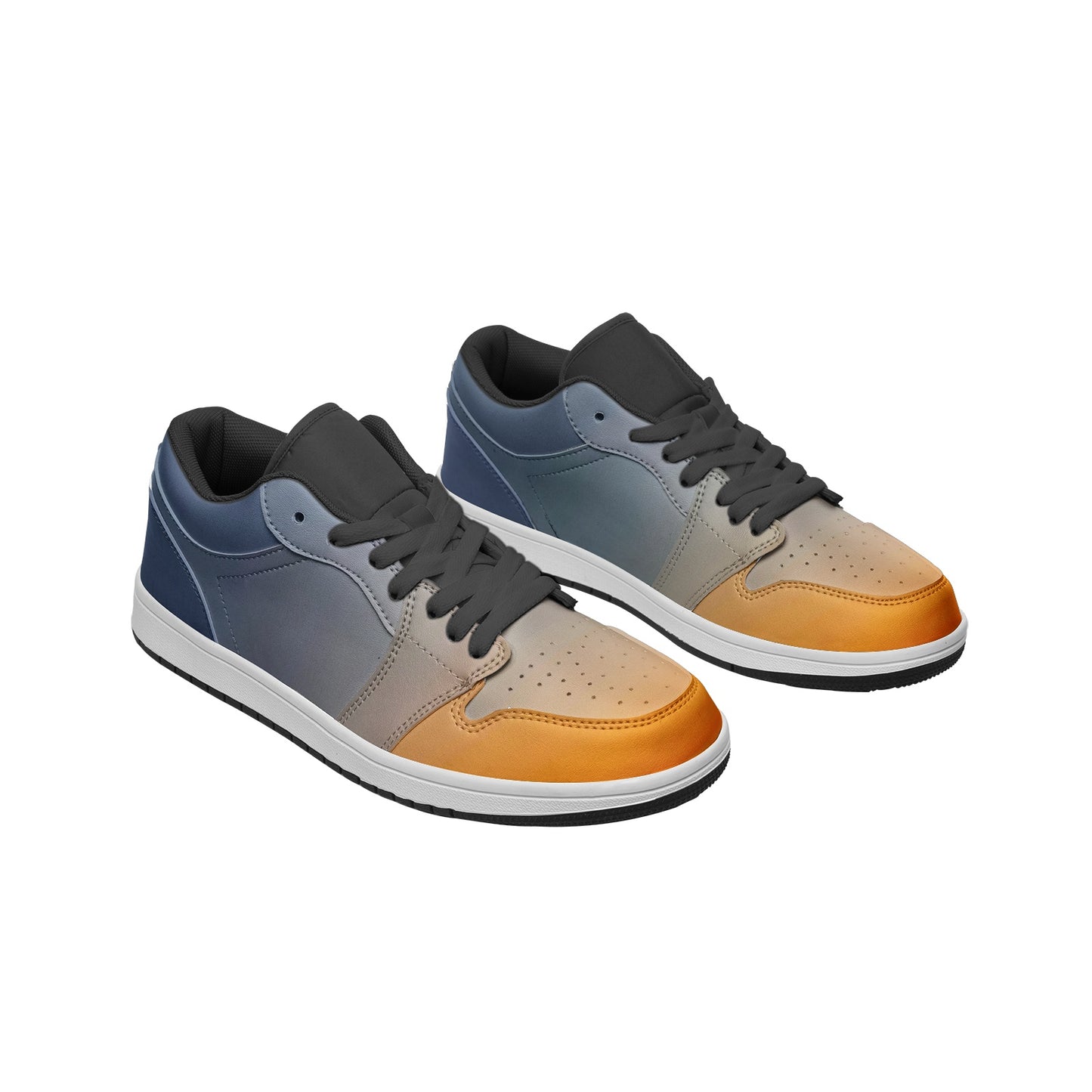 Morning peace envelops my spirit. SunWhys Unisex Low Top Leather Sneakers