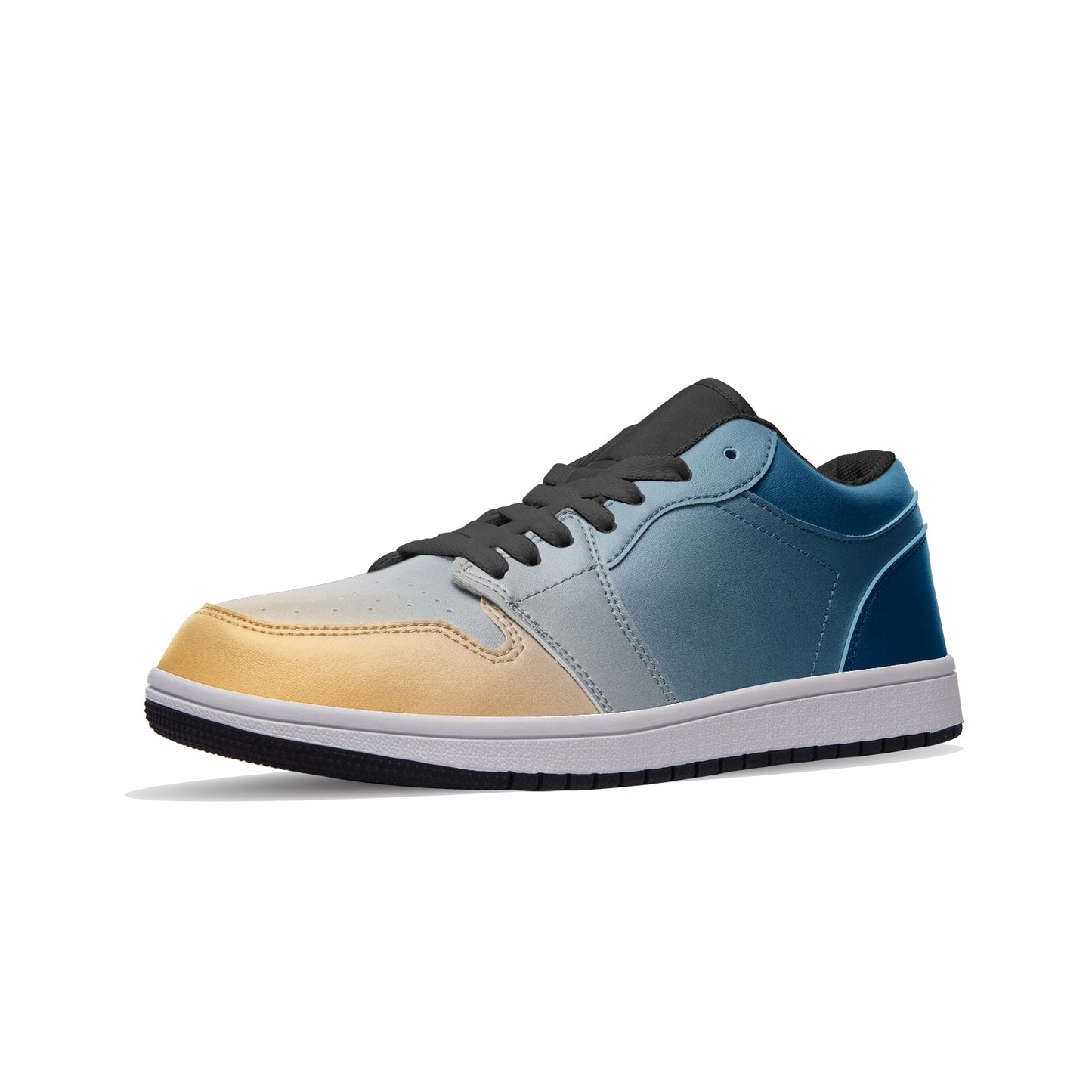 Finding happiness in the morning. SunWhys Unisex Low Top Leather Sneakers