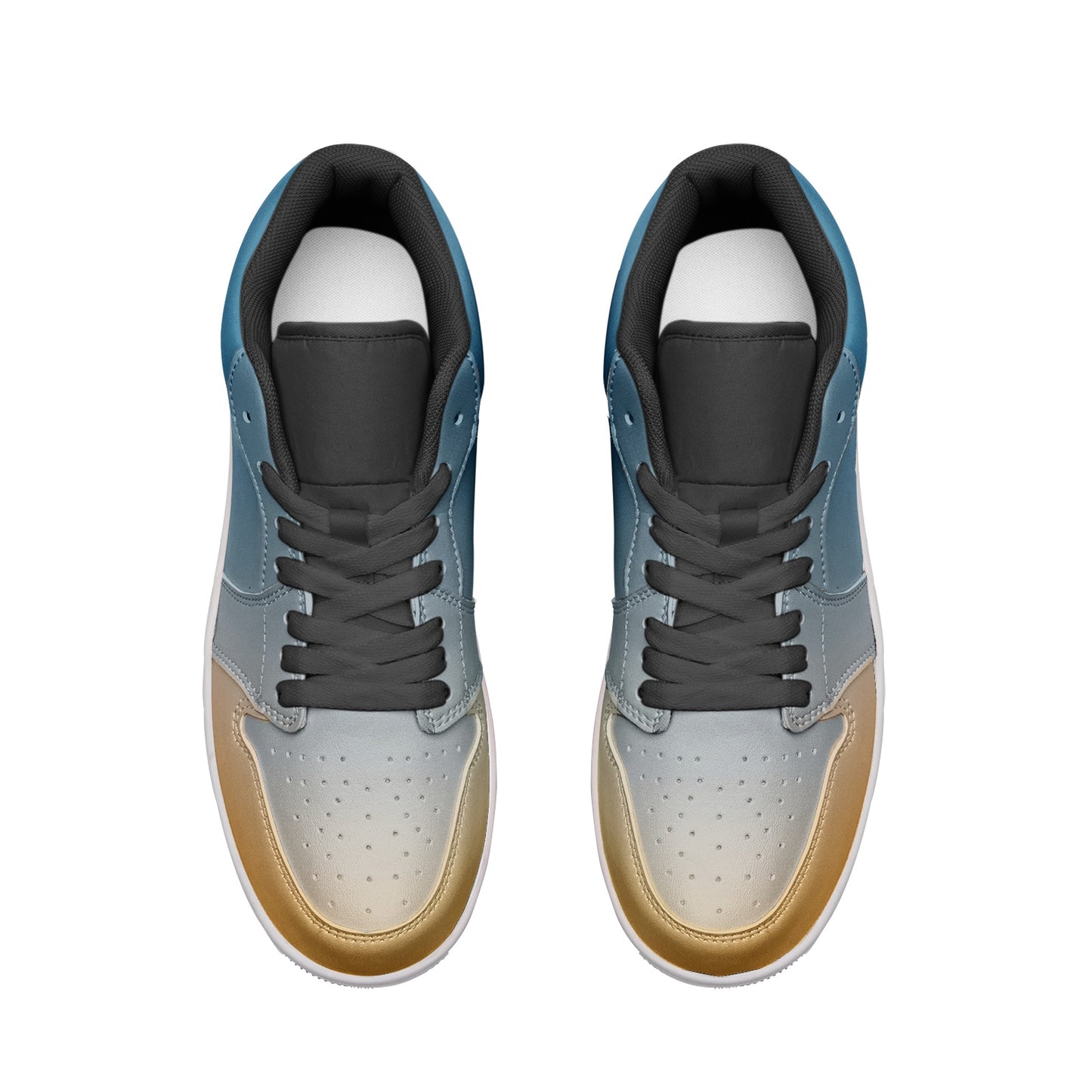 Finding happiness in the morning. SunWhys Unisex Low Top Leather Sneakers