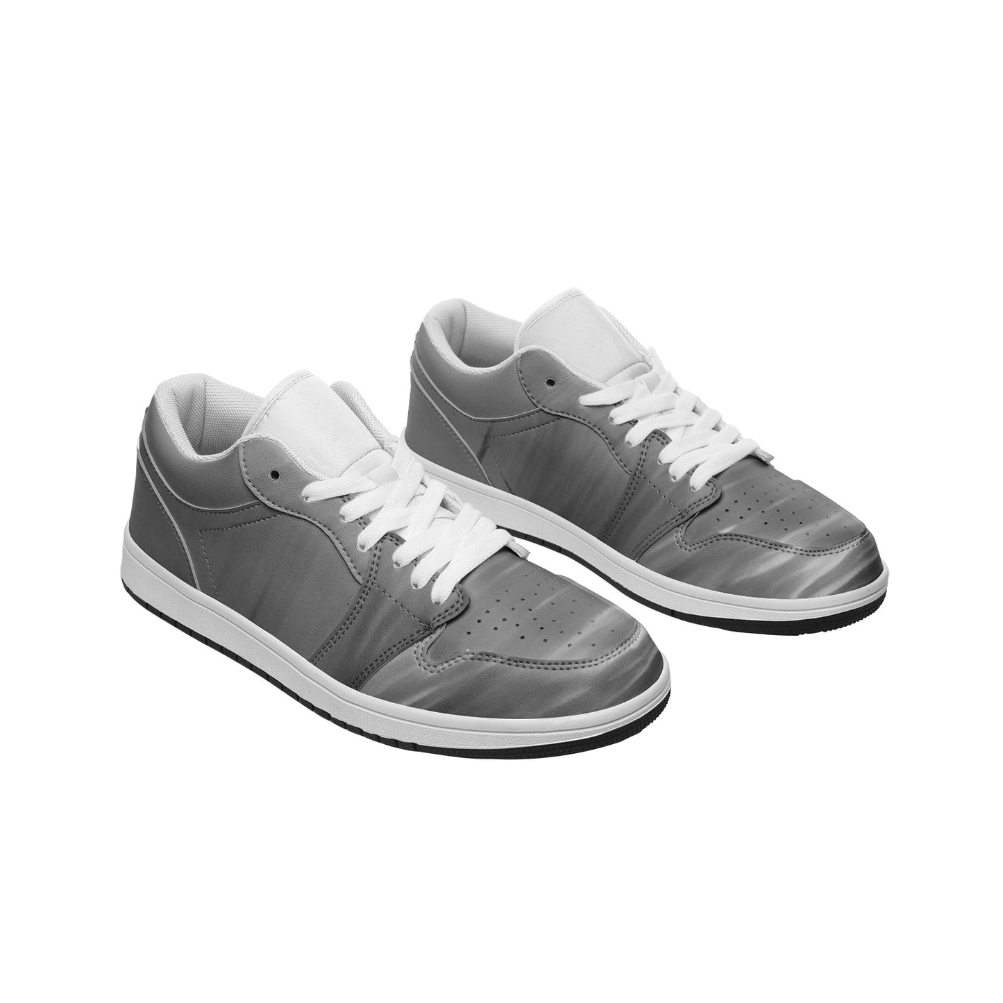 Optimism thrives in the light of morning. SunWhys Unisex Low Top Leather Sneakers
