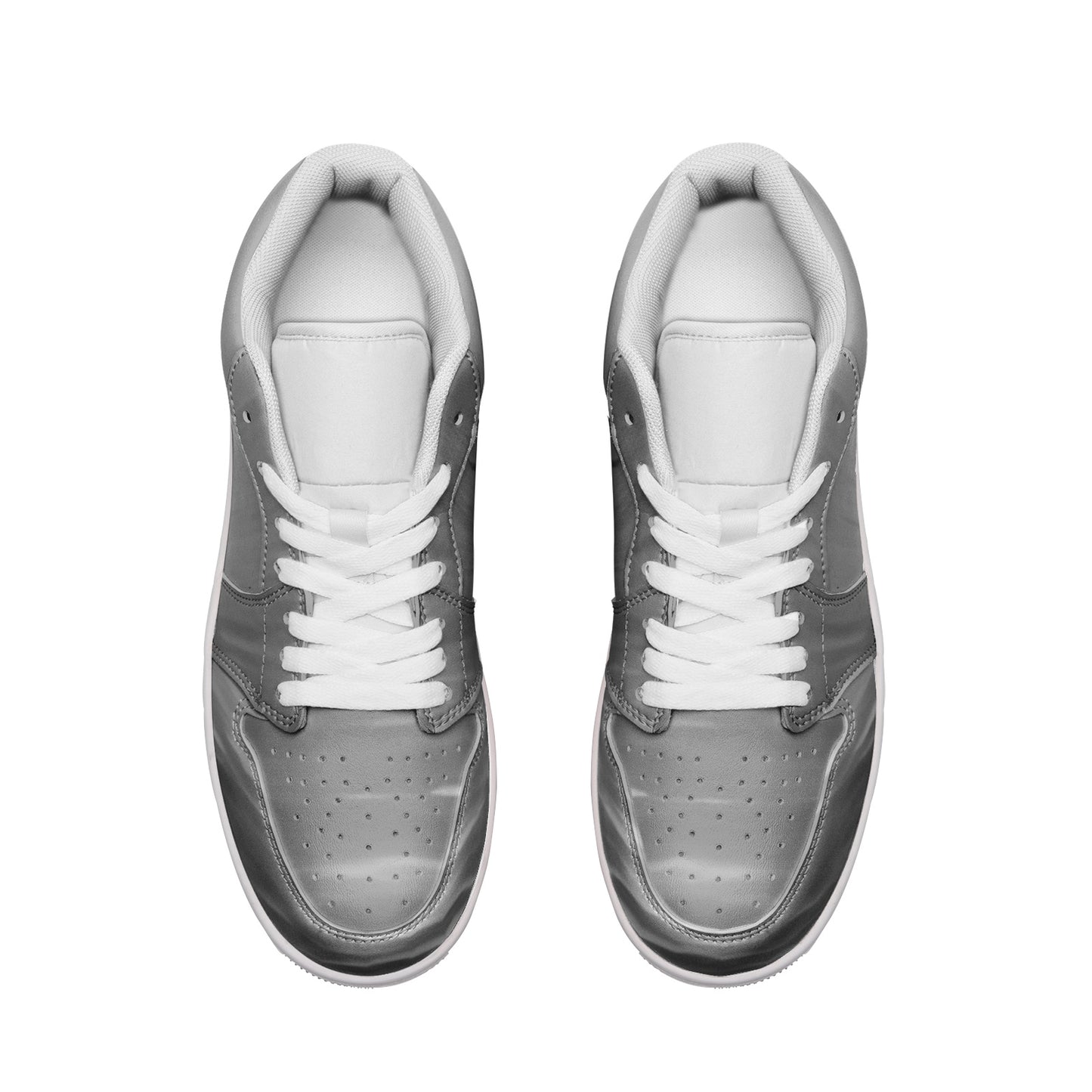 Optimism thrives in the light of morning. SunWhys Unisex Low Top Leather Sneakers