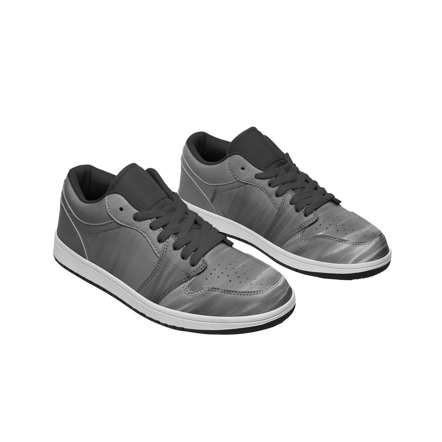 Optimism thrives in the light of morning. SunWhys Unisex Low Top Leather Sneakers