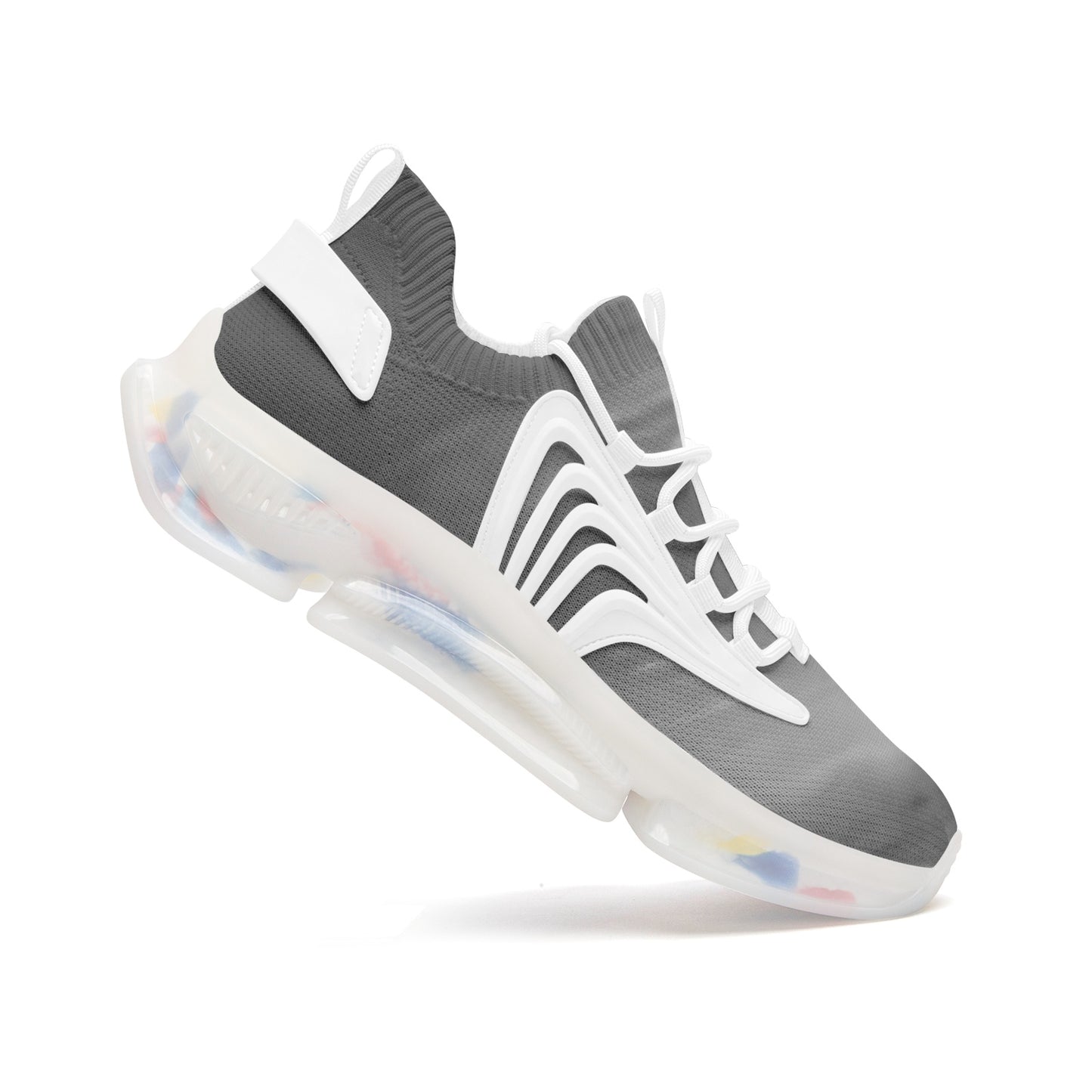 Vibrant skies welcome the arrival of morning. SunWhys Unisex Low Top Mesh Sneakers