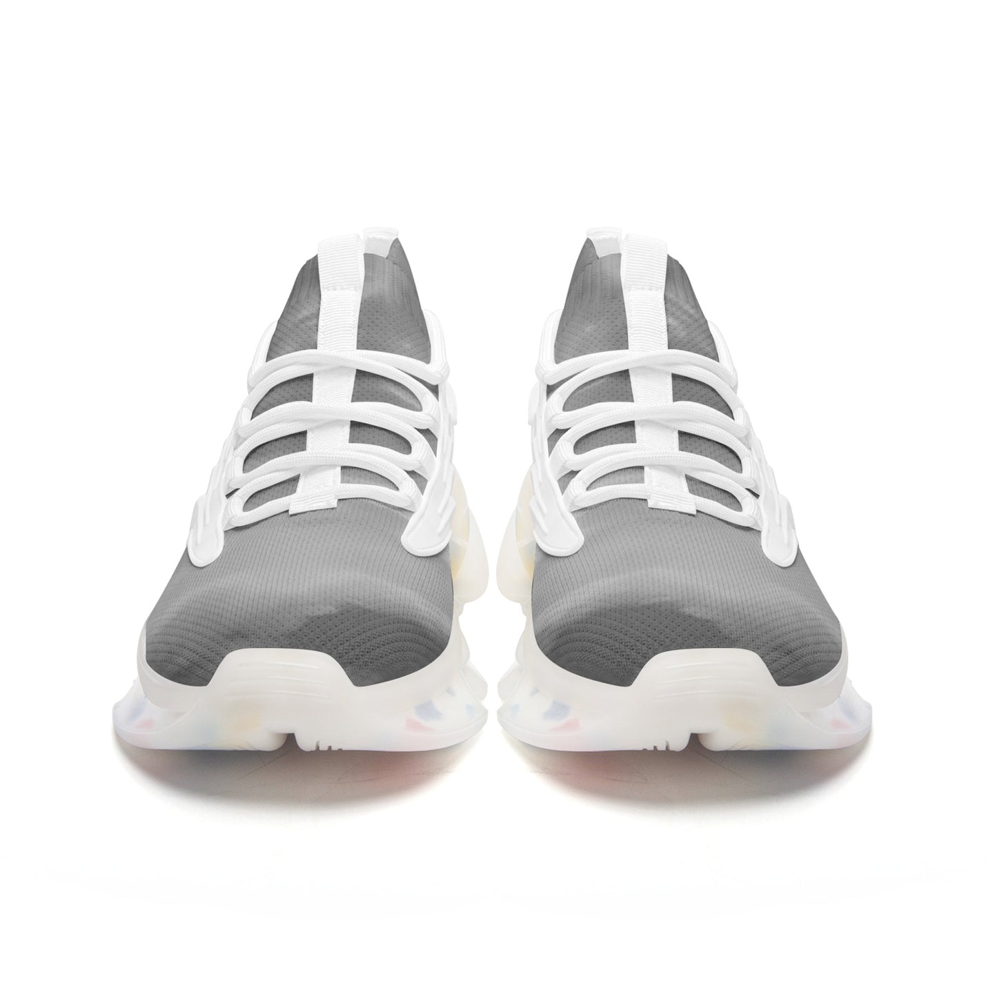 Vibrant skies welcome the arrival of morning. SunWhys Unisex Low Top Mesh Sneakers