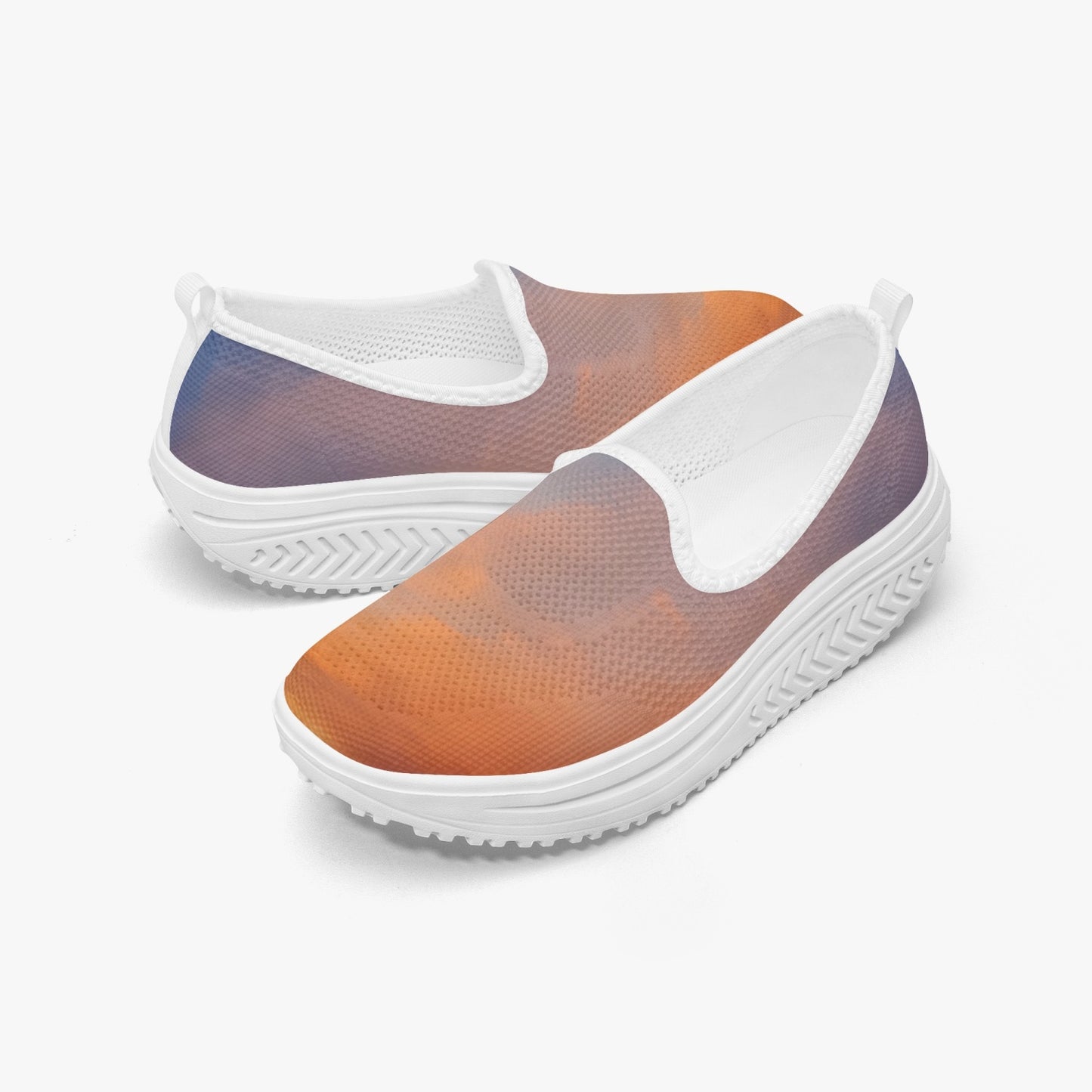 Heart filled with morning tranquility. SunWhys . Women's Slip-On Mesh Rocking Shoes