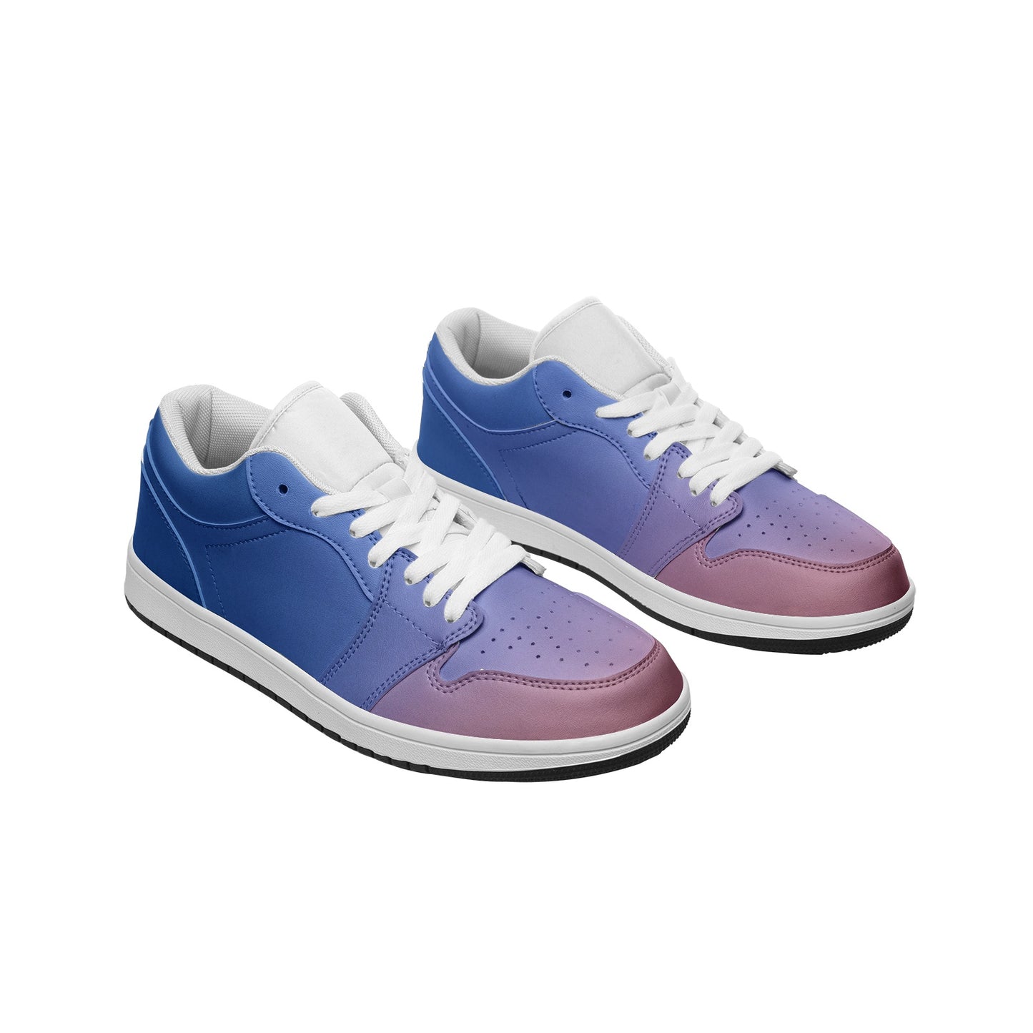 Daylight brings a soothing presence. SunWhys  Unisex Low Top Leather Sneakers