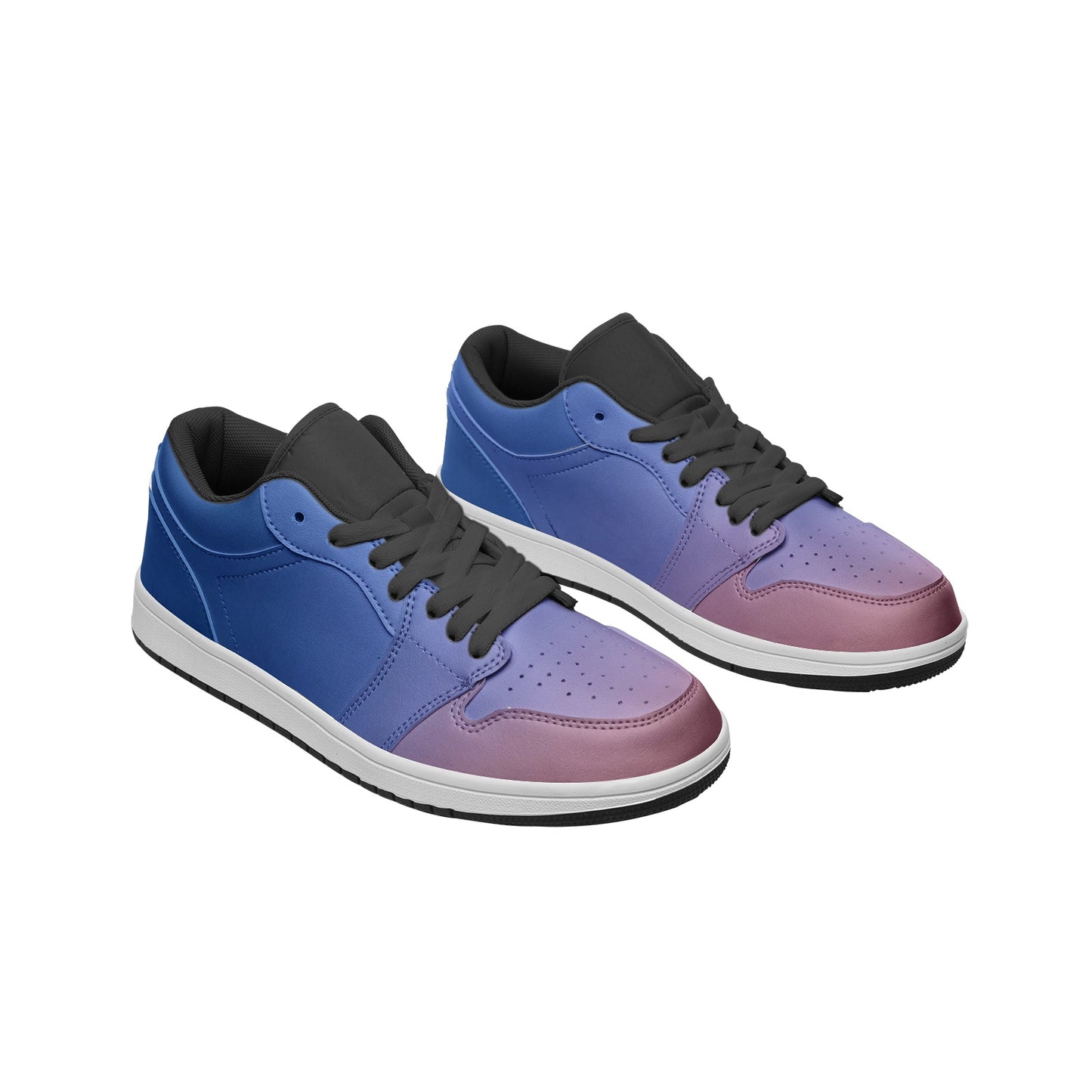 Daylight brings a soothing presence. SunWhys  Unisex Low Top Leather Sneakers