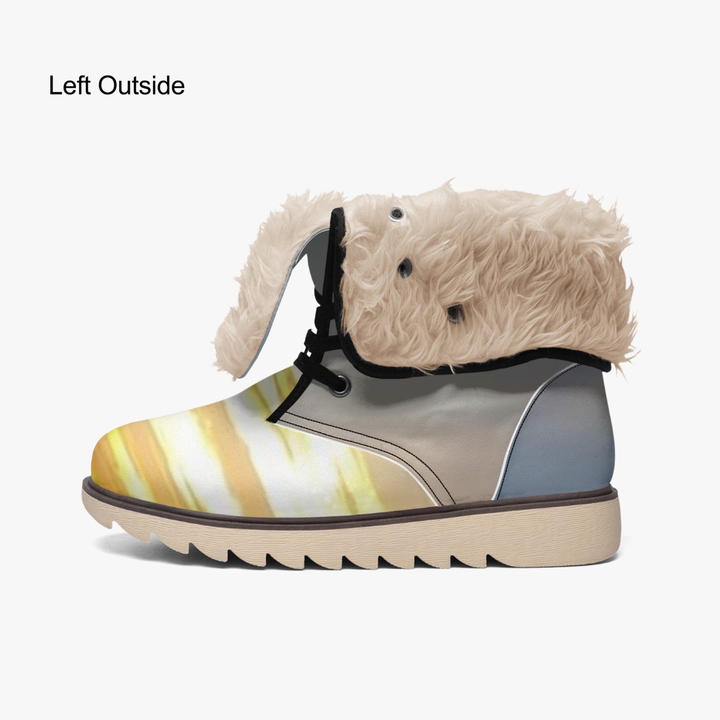 Radiant light fills morning air. SunWhys  Cotton-pad Fur Lining Boots