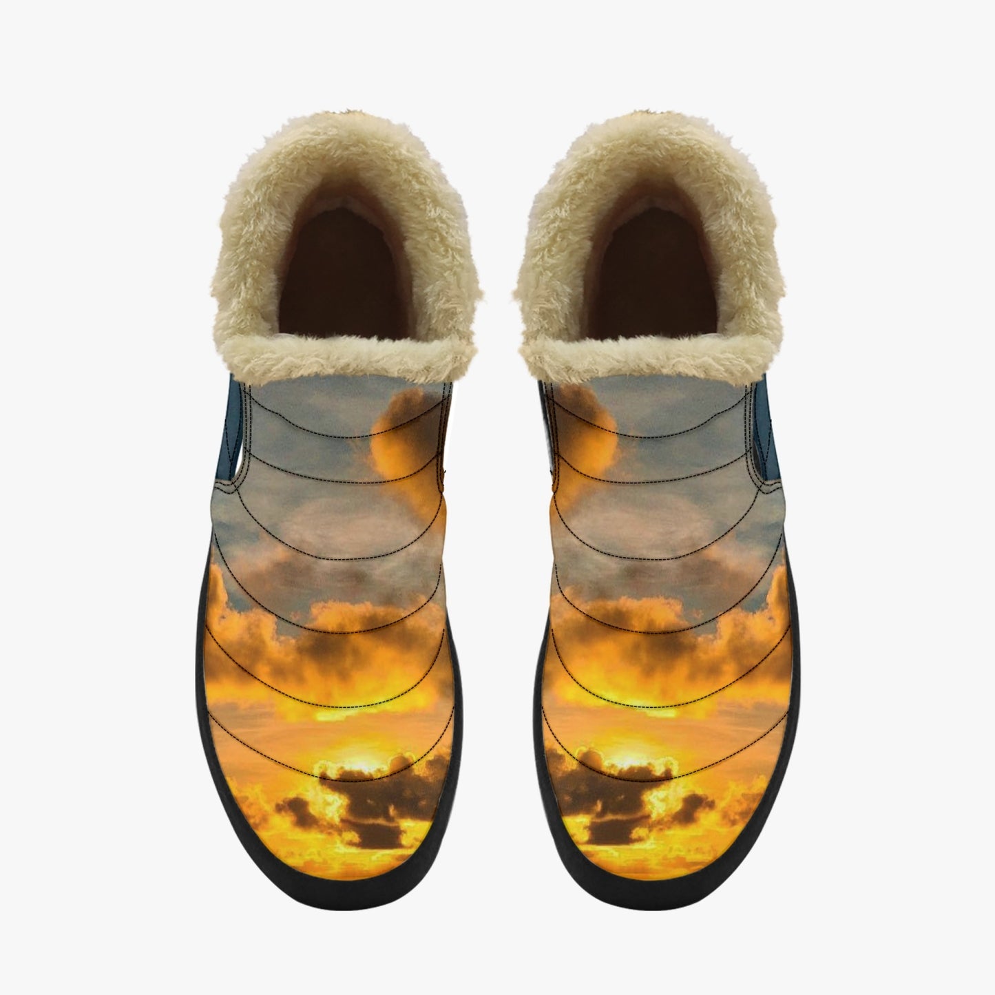 Serenity greets me at sunrise. SunWhys  Casual Cotton-pad Fur Shoes