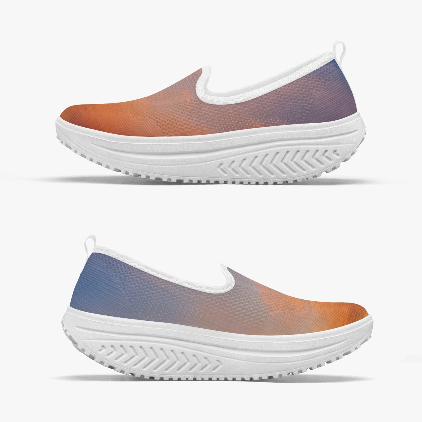 Heart filled with morning tranquility. SunWhys . Women's Slip-On Mesh Rocking Shoes