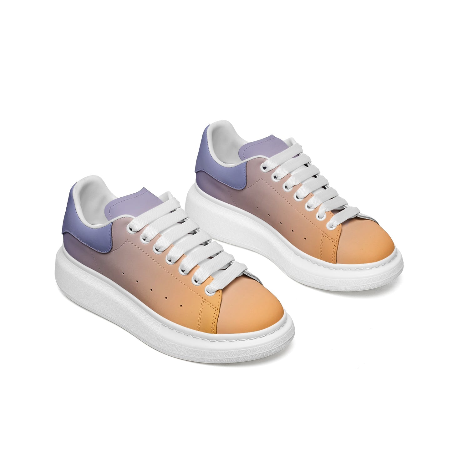 A peaceful morning of moments. SunWhys  Unisex Non Slip Lace Up Faux Leather Sneakers