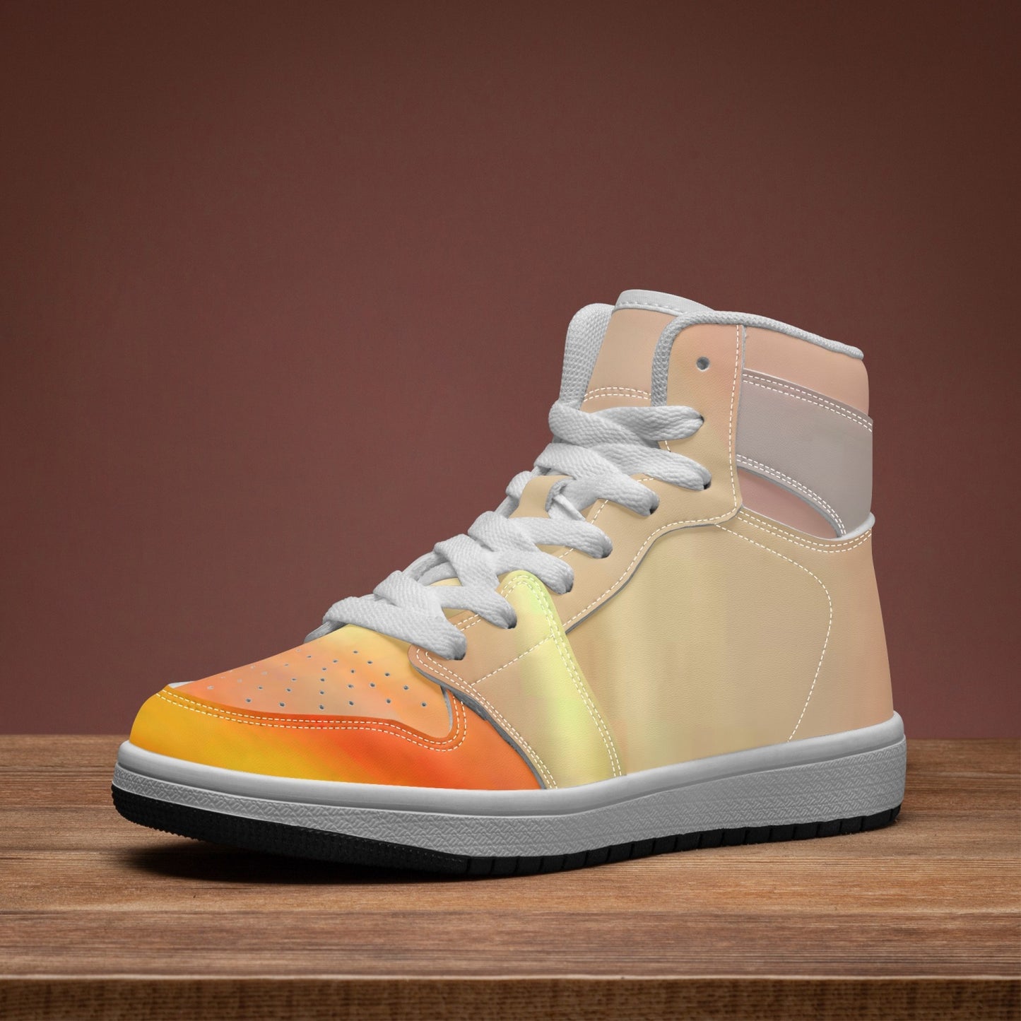 The sun's glow radiates peace. SunWhys . AJ Child High-top Shoes