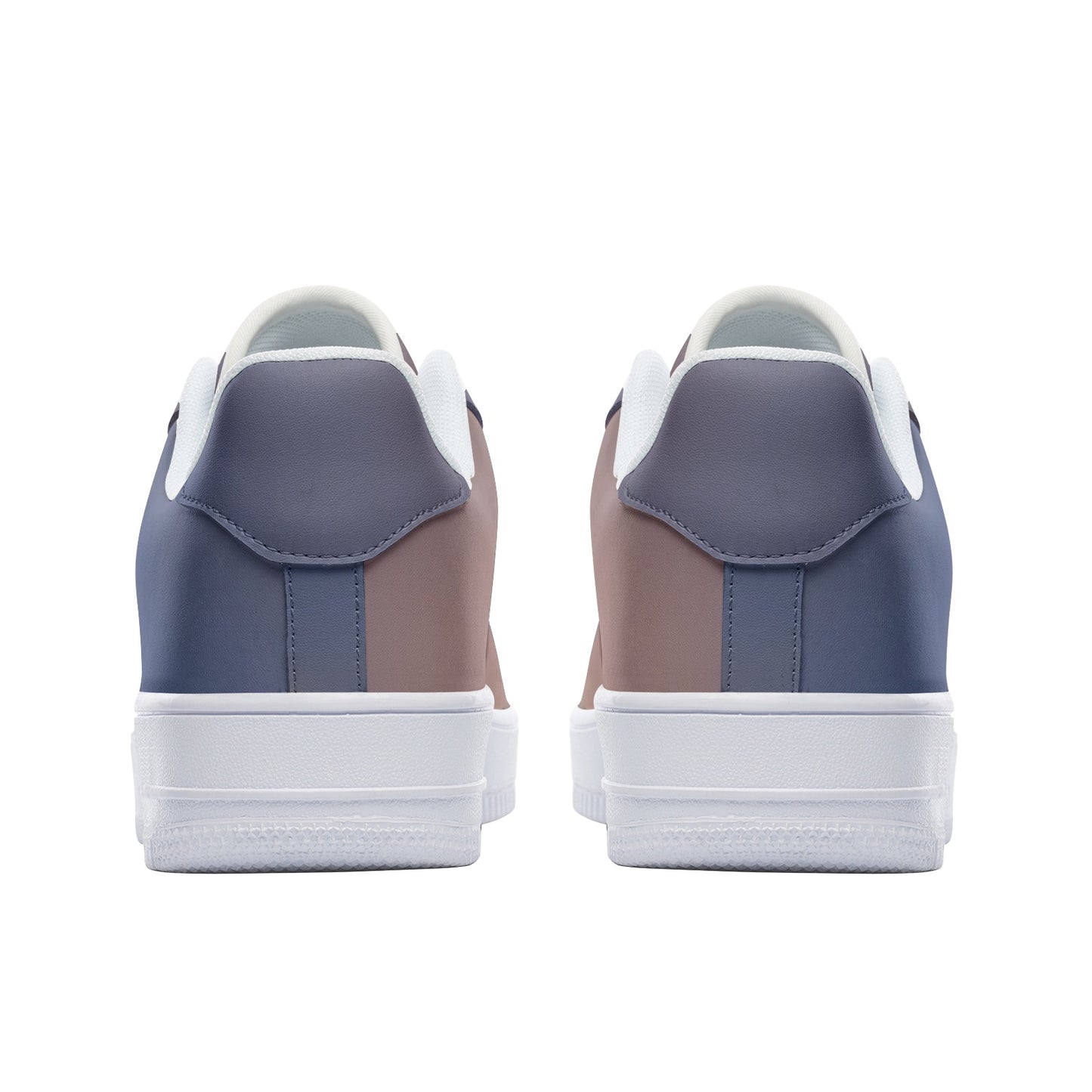 Beginning the day with serenity. SunWhys  Unisex Low Top Leather Sneakers