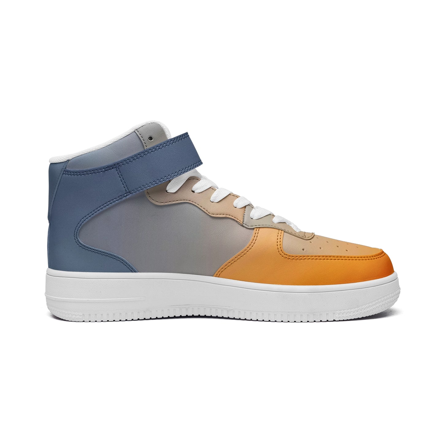 Morning peace envelops my spirit. SunWhys  Unisex high Top Leather Sneakers