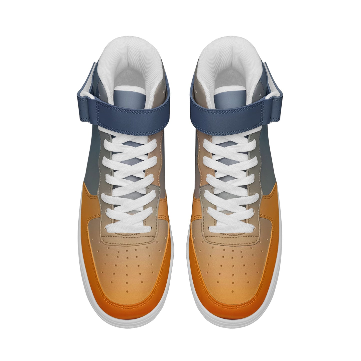 Morning peace envelops my spirit. SunWhys  Unisex high Top Leather Sneakers