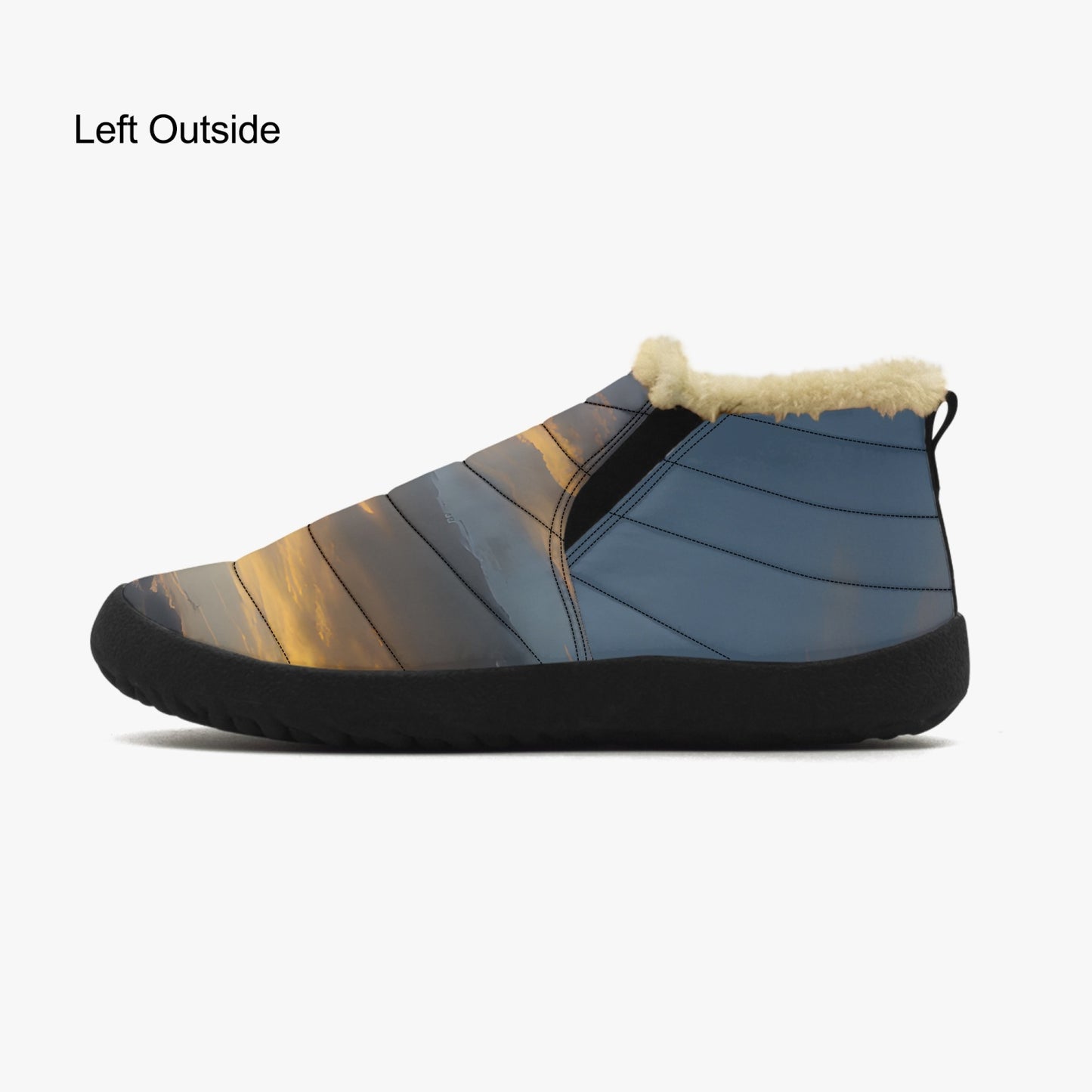 Beginning the day with peace. SunWhys  Casual Cotton-pad Fur Shoes