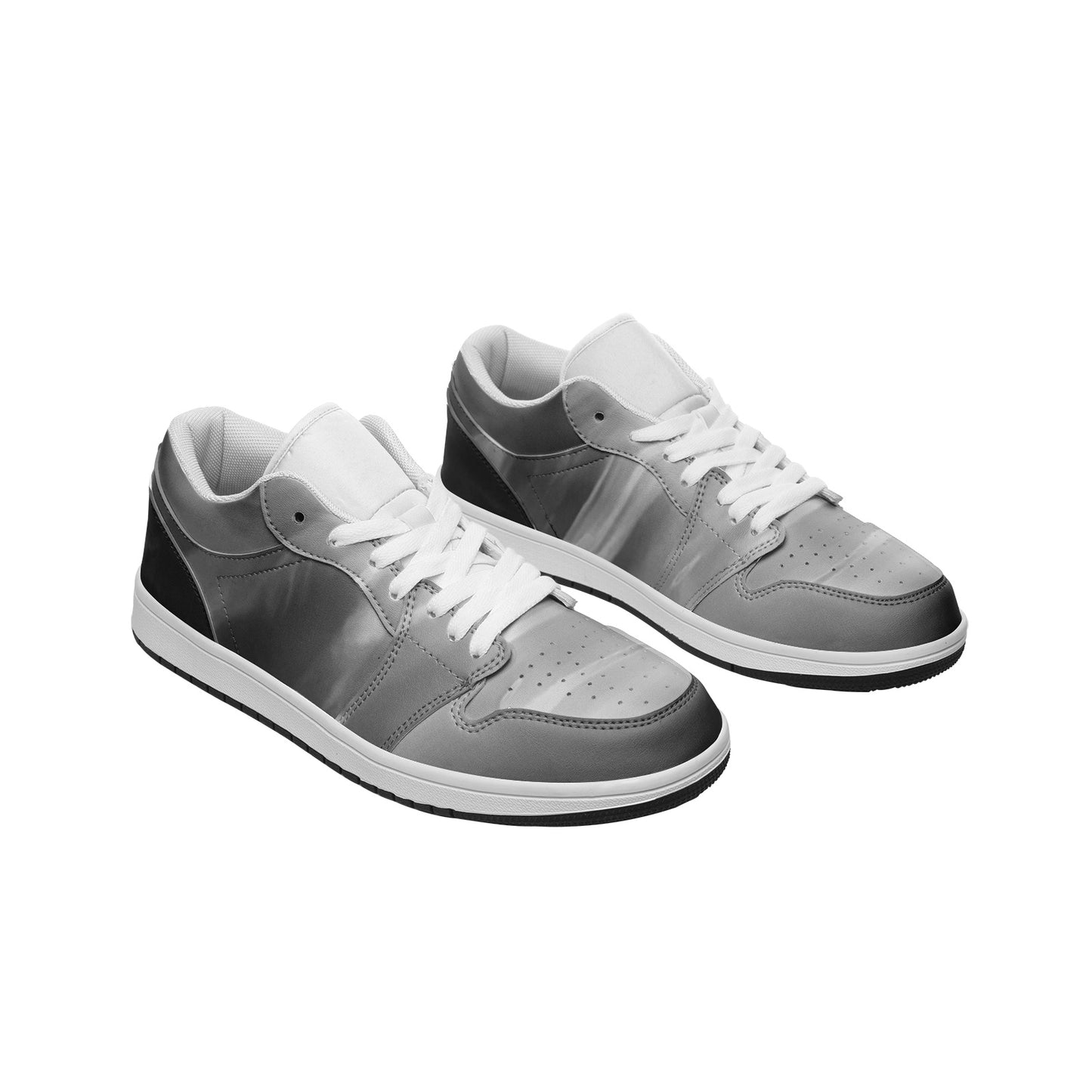 Rising with the sun brings pure joy. SunWhys  Unisex Low Top Leather Sneakers