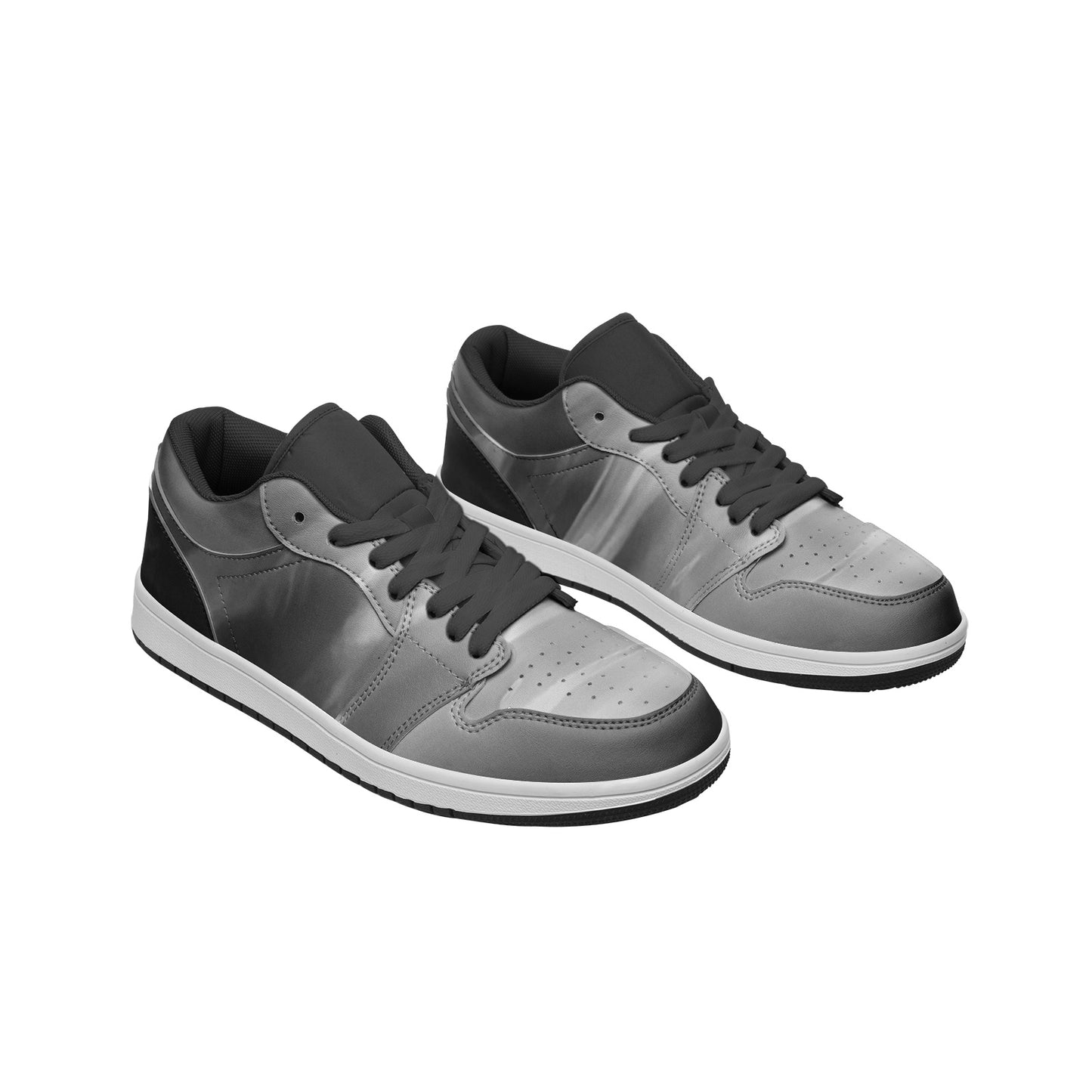 Rising with the sun brings pure joy. SunWhys  Unisex Low Top Leather Sneakers