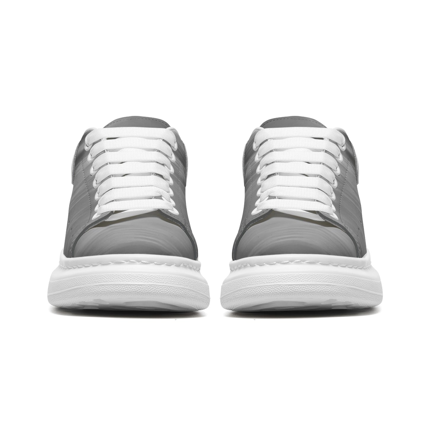 Venture into the day with sunrise energy. SunWhys  Unisex Non Slip Lace Up Faux Leather Sneakers