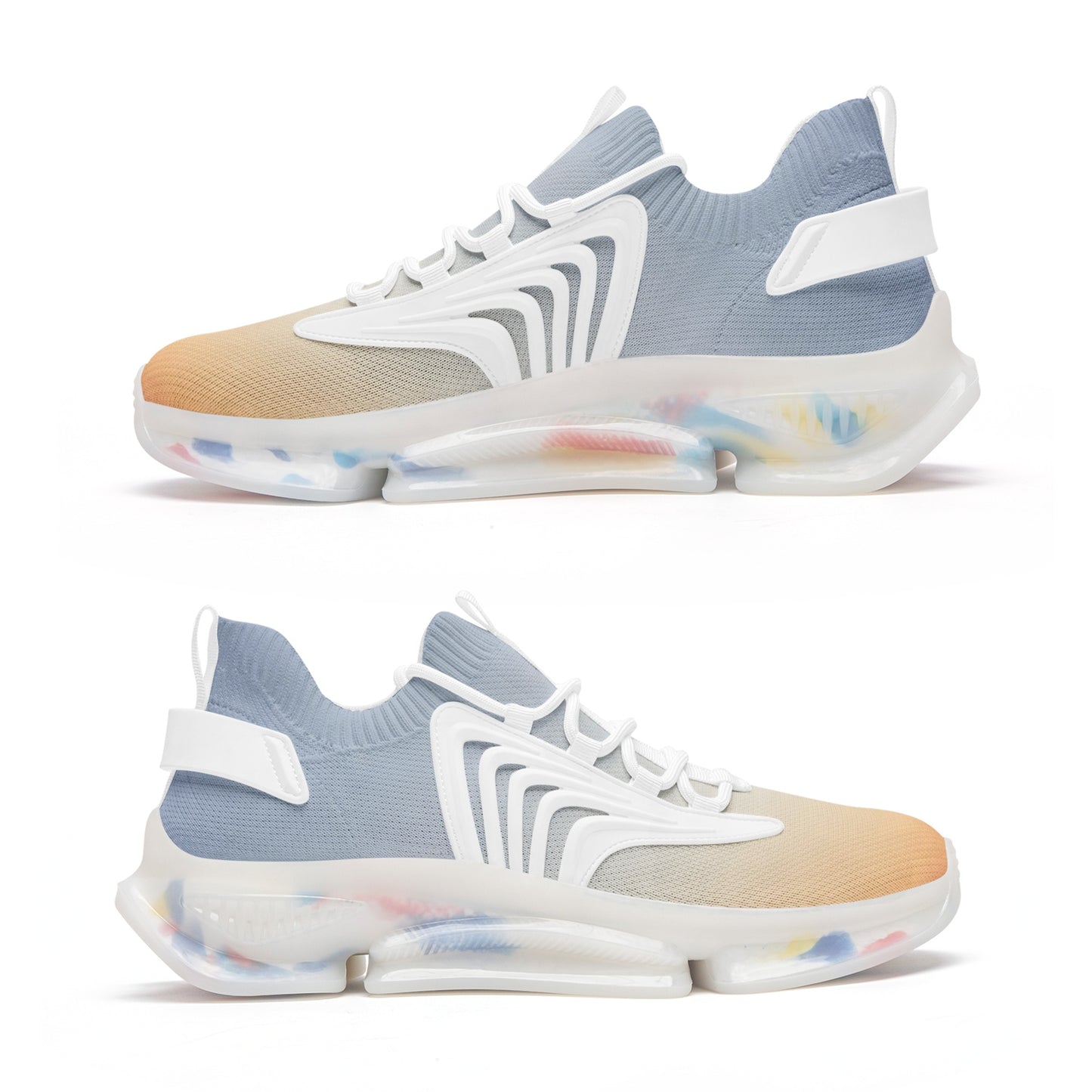 Dawn's arrival brings gentle peace. SunWhys  Unisex Low Top Mesh Sneakers