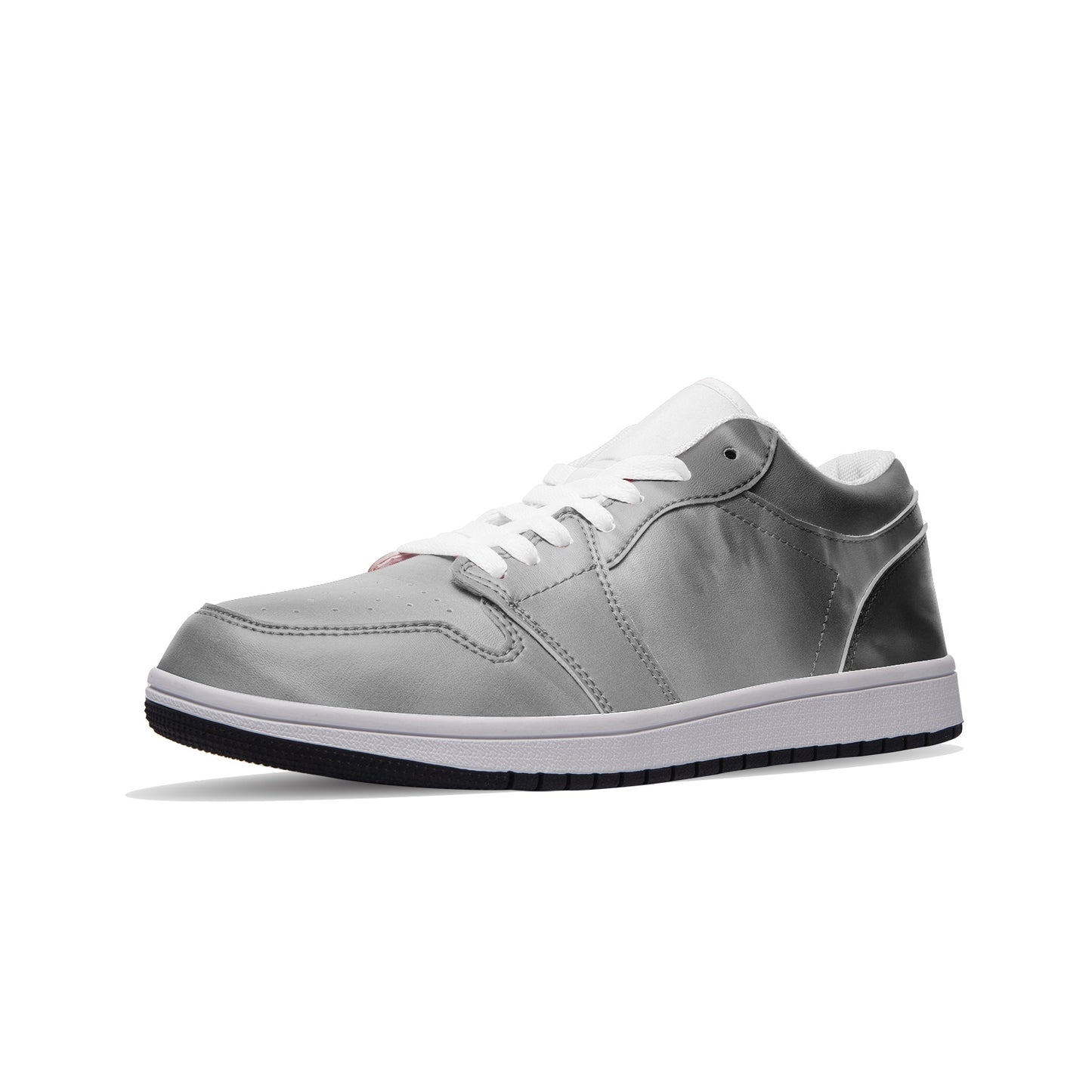 Nature pauses in reverence for the sunrise. SunWhys  Unisex Low Top Leather Sneakers